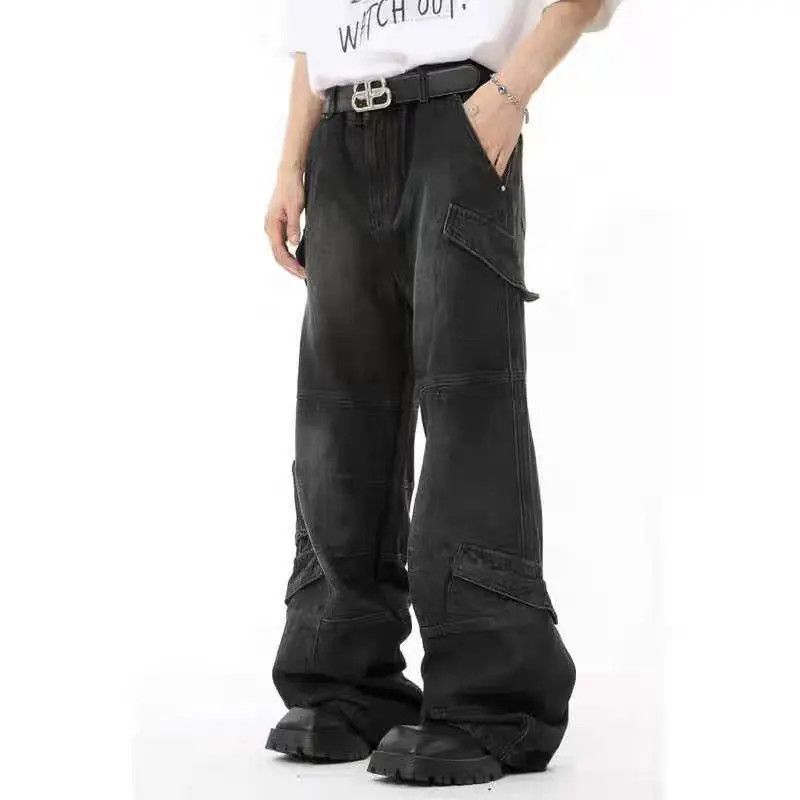 Japanese Brand Street Hip Hop Workwear Baggy Jeans Size US 32 / EU 48 - 5 Thumbnail