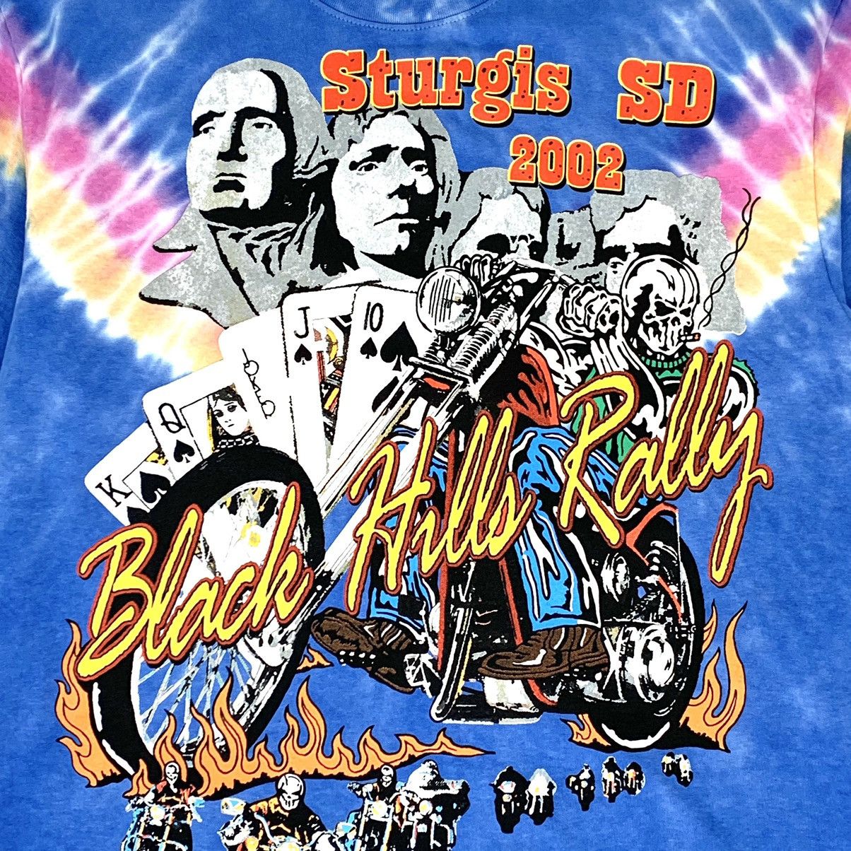Warren Lotas 2024 WARREN LOTAS STURGIS ROYAL FLUSH TIE-DYE T-SHIRT (L) Size US L / EU 52-54 / 3 - 3 Thumbnail
