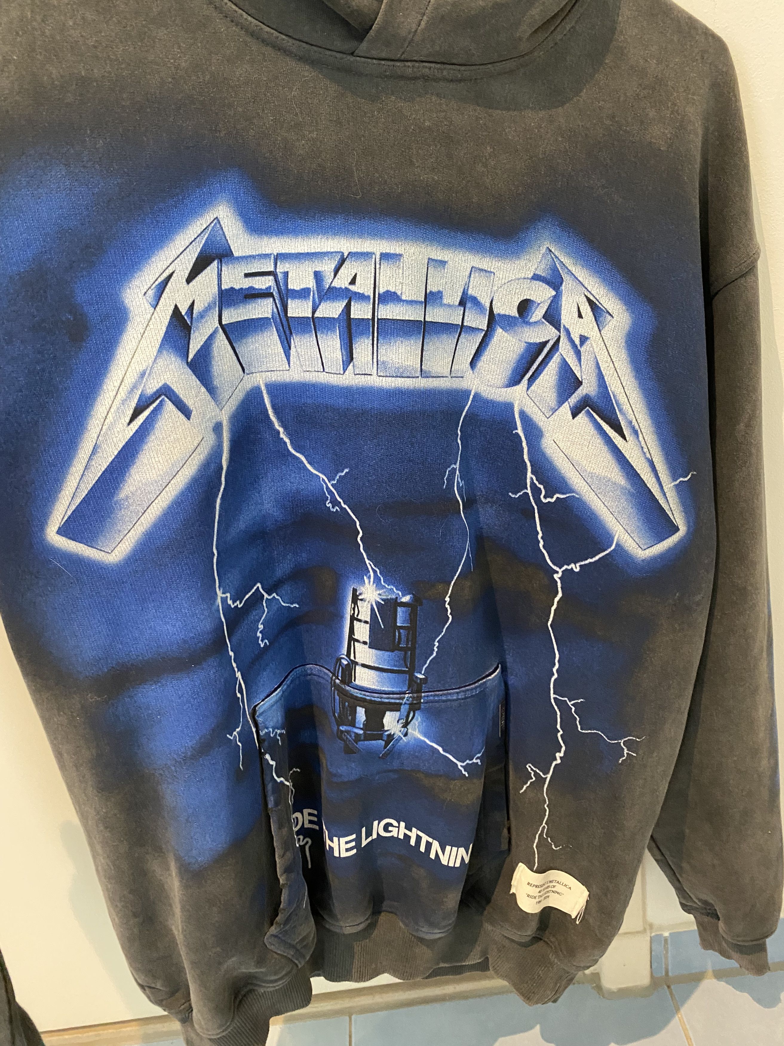 Represent Clo. Represent x Metallica Ride The Lightning Hoodie Size US S / EU 44-46 / 1 - 2 Thumbnail