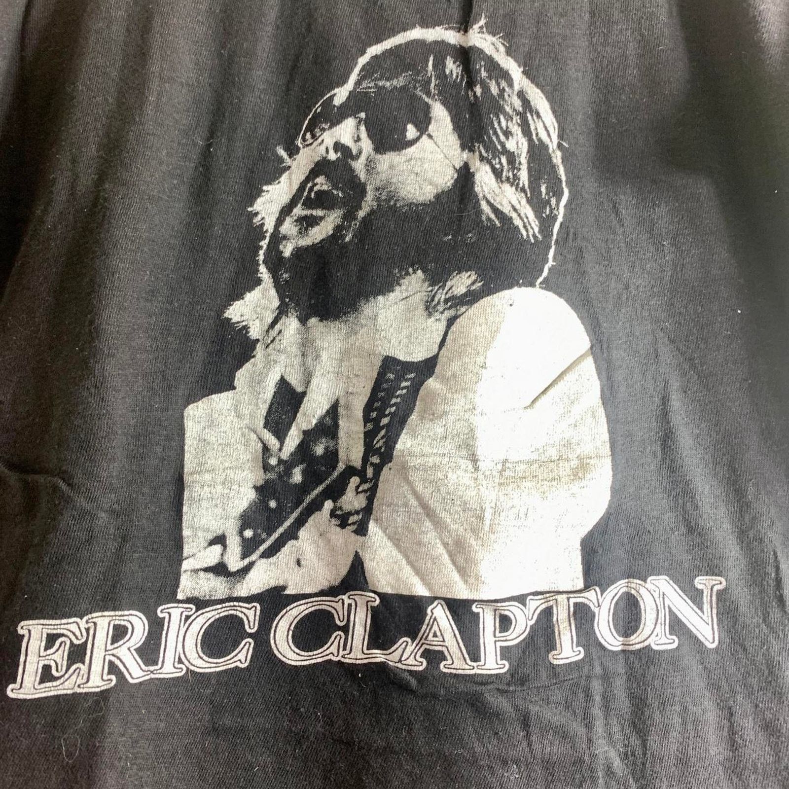 Vintage vintage 80’s ERIC CLAPTON Portrait single stitch tee shirt M Size US M / EU 48-50 / 2 - 1 Thumbnail