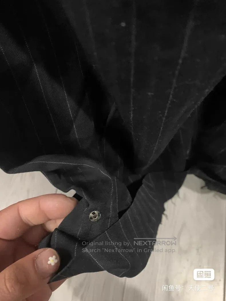 Yohji Yamamoto Yohji Yamamoto size 3 2002aw Pina Bausch striped wide-leg t Size US 30 / EU 46 - 3 Thumbnail