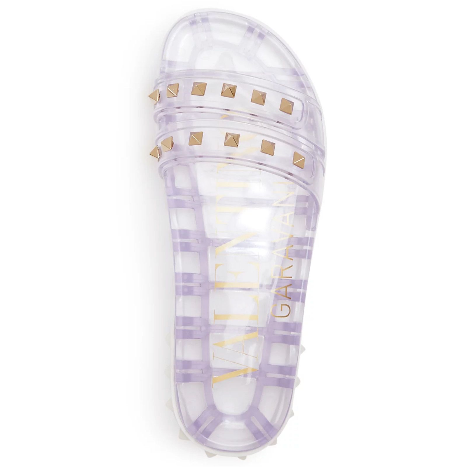 Valentino Valentino Rockstud Clear Rubber Strap Flat Slide Flip Flop Size US 5 / IT 35 - 10 Thumbnail
