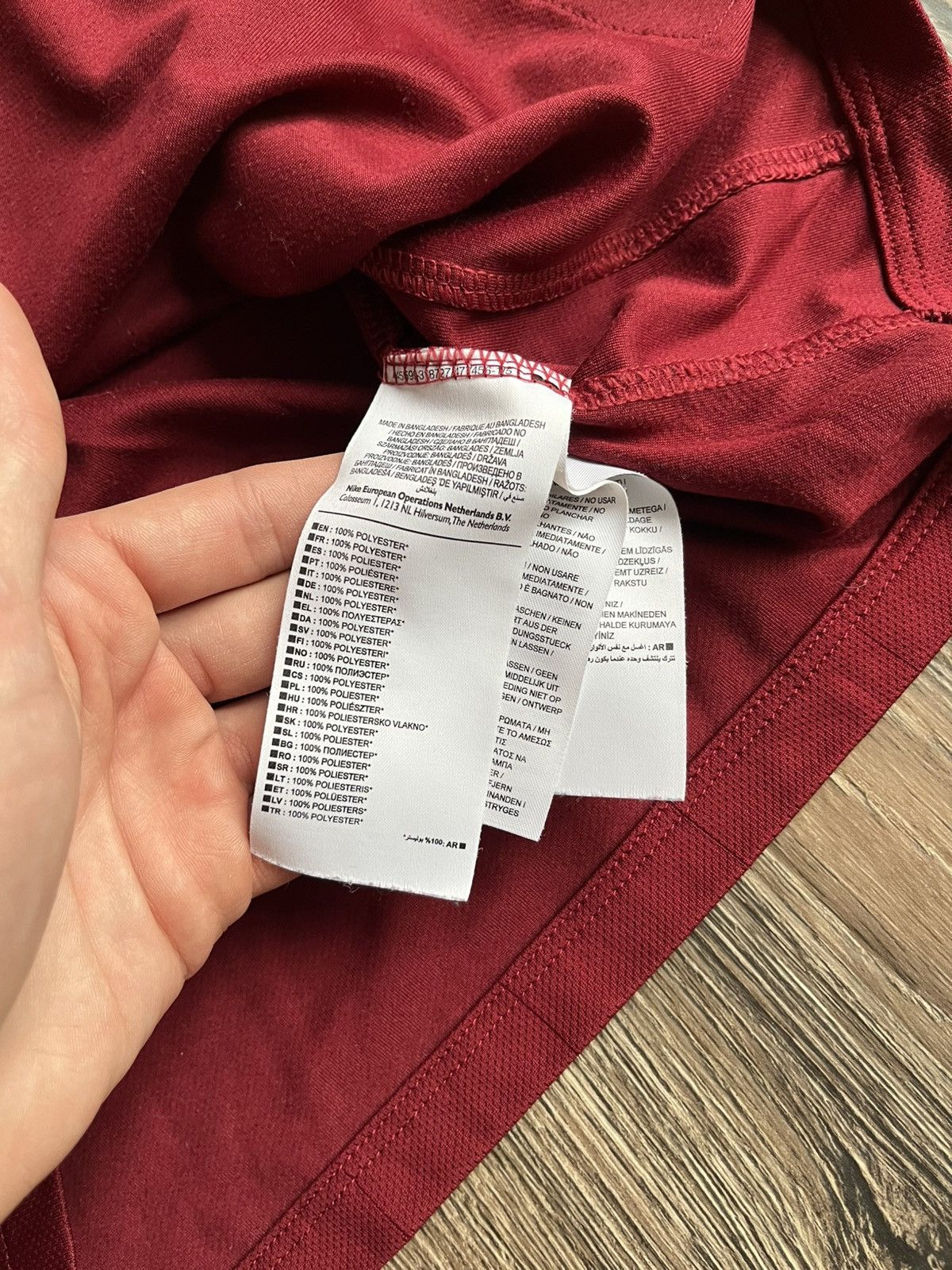 Nike AS Roma Nike Home Soccer Shirt Football Jersey 2014 2015 Size US M / EU 48-50 / 2 - 9 Thumbnail