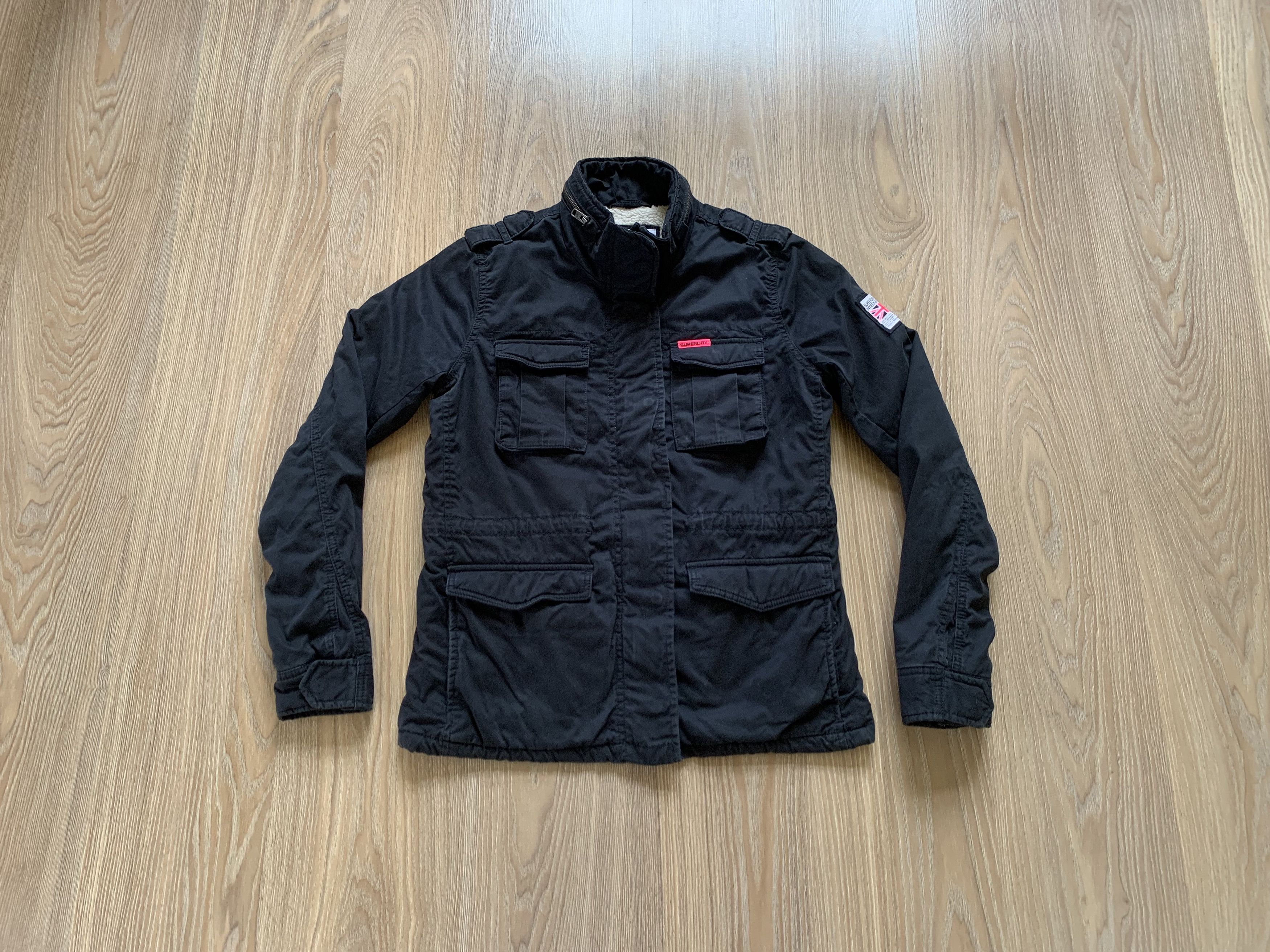 Japanese Brand × Superdry Superdry Rookie Borg Military Jacket Blue Jackets Size M / US 6-8 / IT 42-44 - 2 Thumbnail