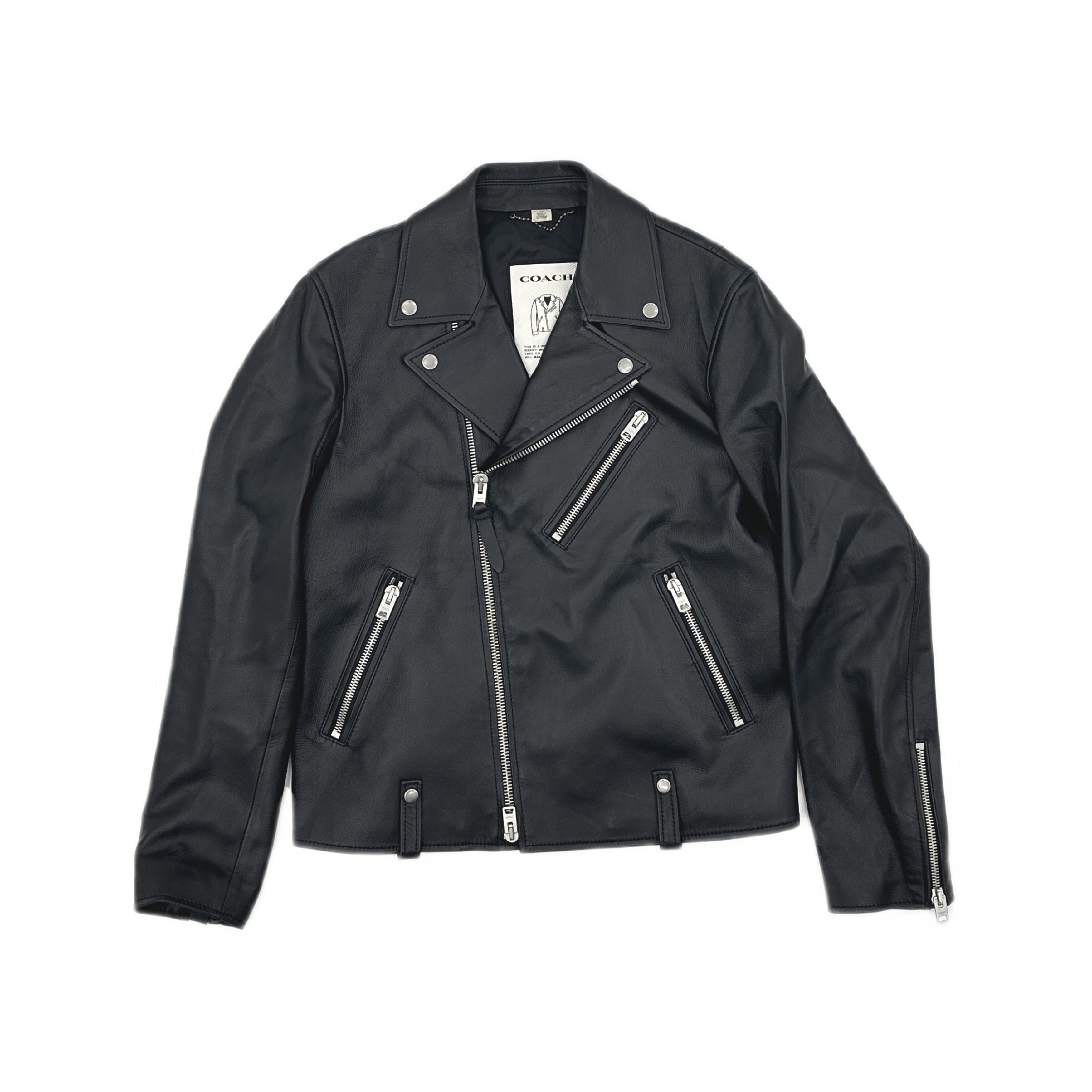 Coach Coach 1941 Leather Biker Jacket in Black | Grailed