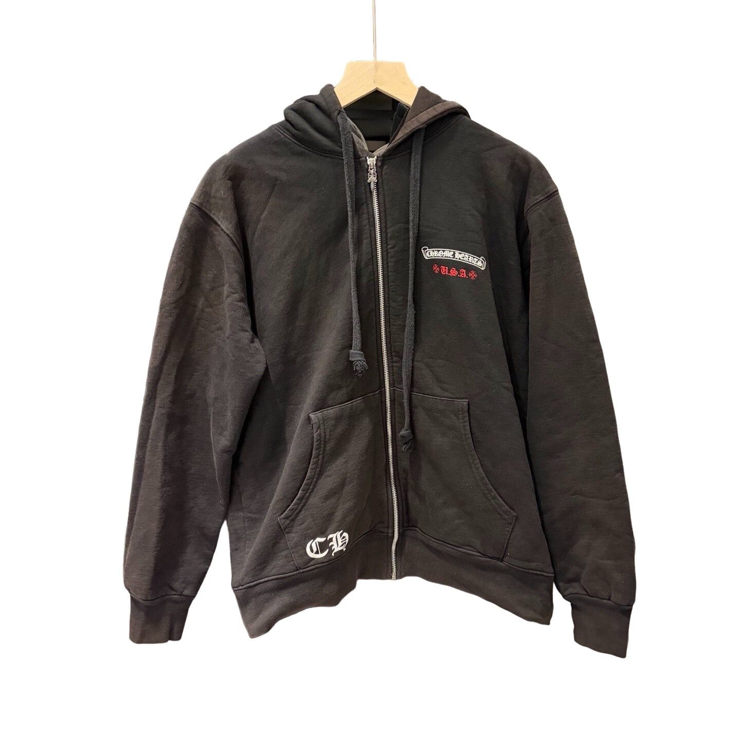 Chrome Hearts Chrome Hearts US Flag Zip Up Hoodie Size L Size US L / EU 52-54 / 3 - 1 Thumbnail