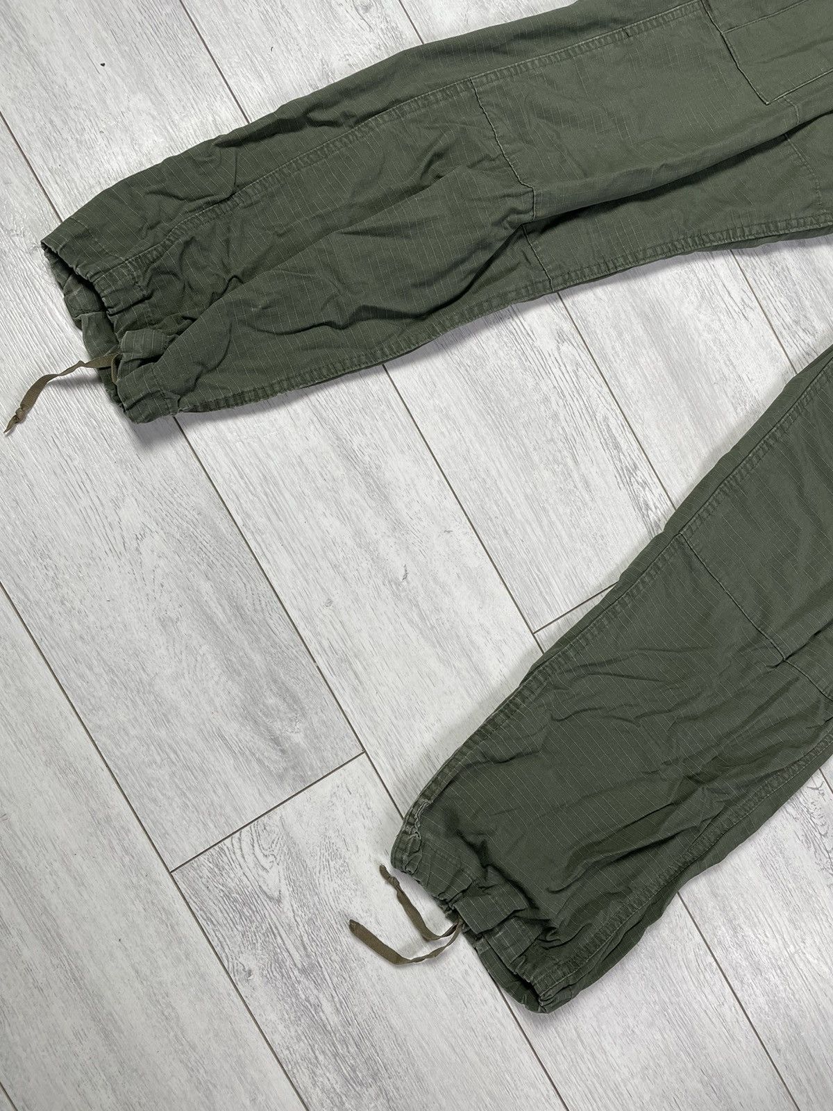 Japanese Brand × Vintage Vintage 60s Vietnam War WR Poplin Ripstop Cargo Pants USA Size US 36 / EU 52 - 4 Thumbnail