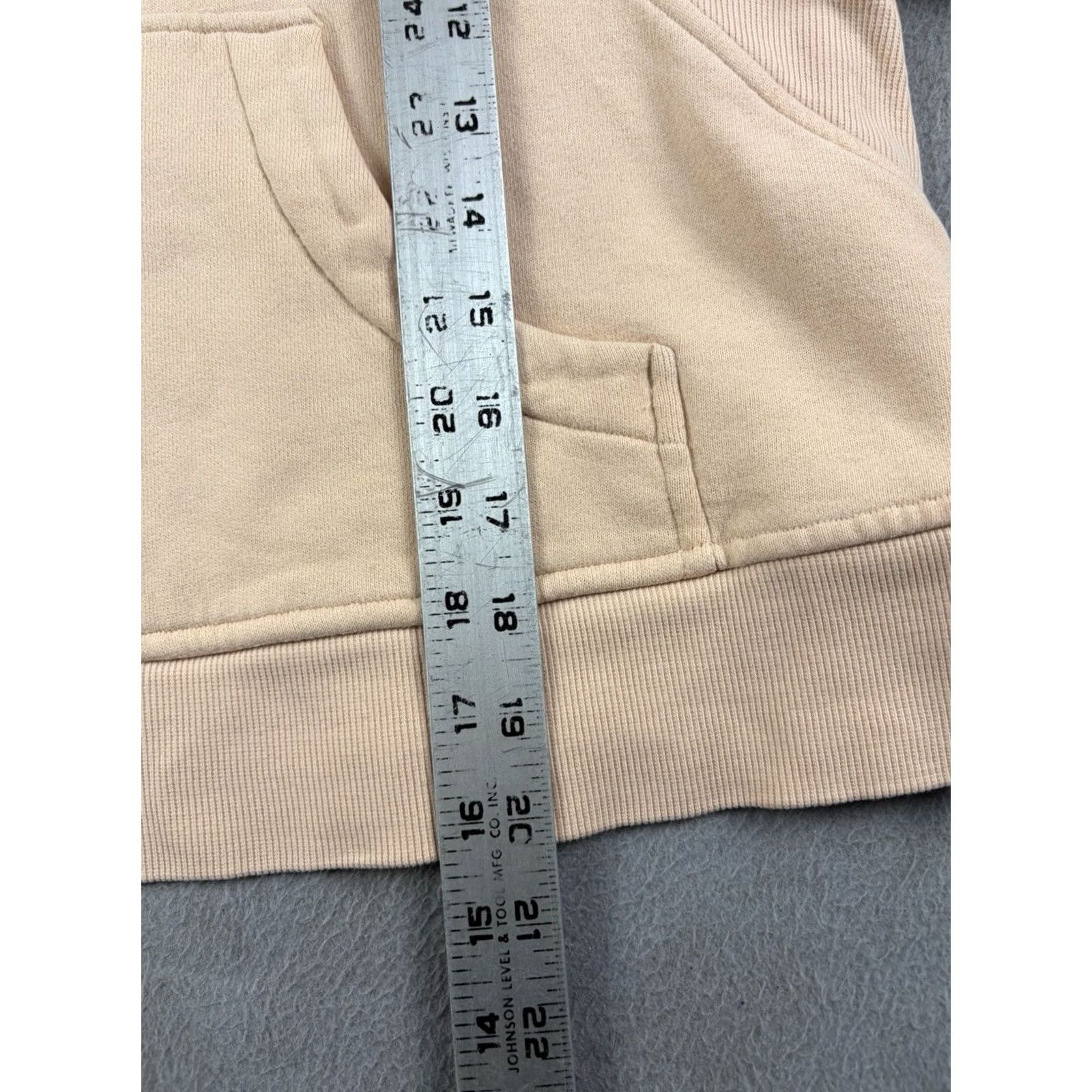 Lululemon Lululemon Scuba Oversized Cropped Sweatshirt Women M/L Peach Orange Half Zip Hoodie Pullover Zipper Activewear Gym & Training Size M / US 6-8 / IT 42-44 - 8 Thumbnail