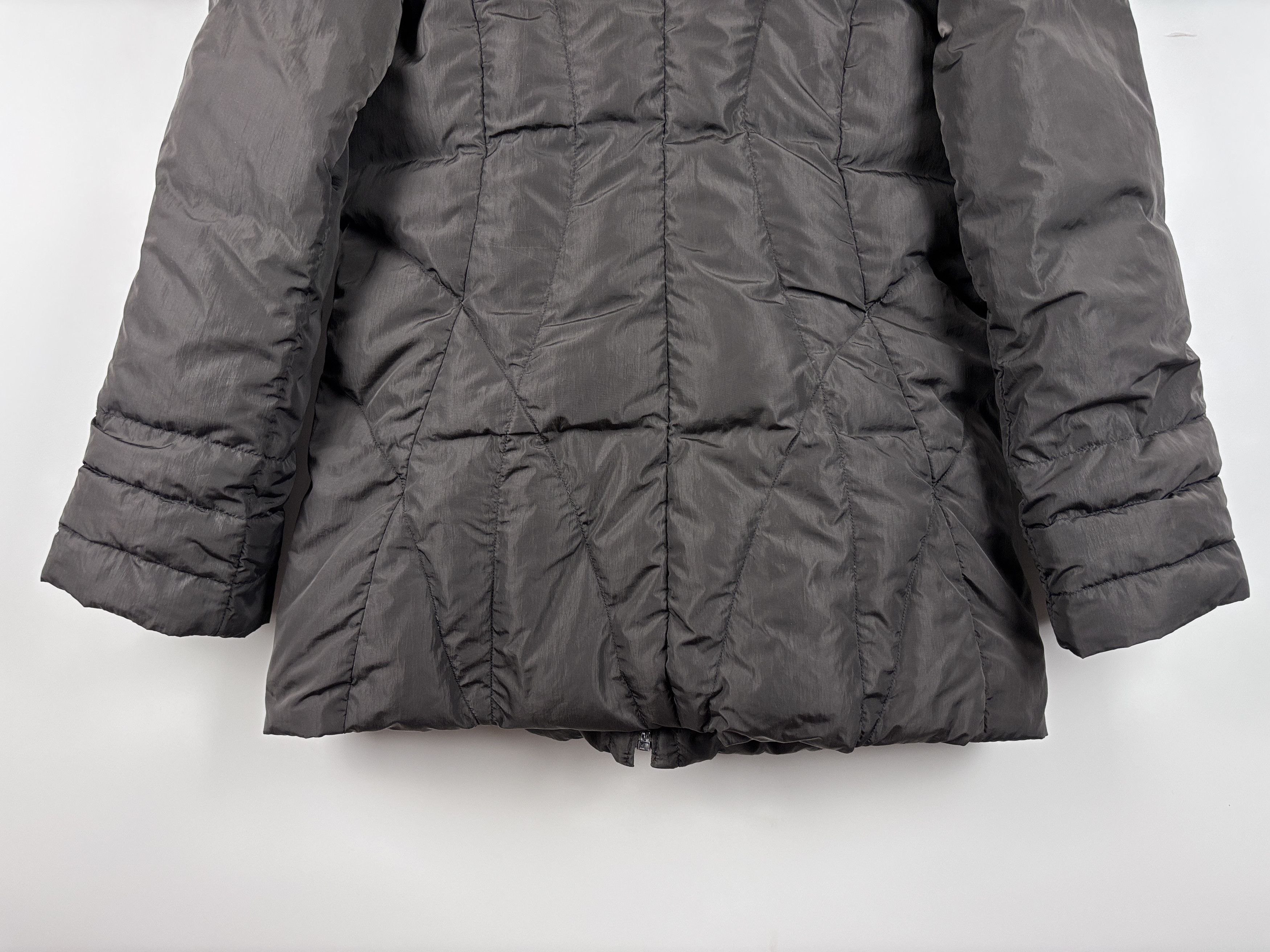 Moncler × Vintage Vintage 00s Moncler Goose Down Jacket Womens Gray Size 3 Size L / US 10 / IT 46 - 7 Thumbnail