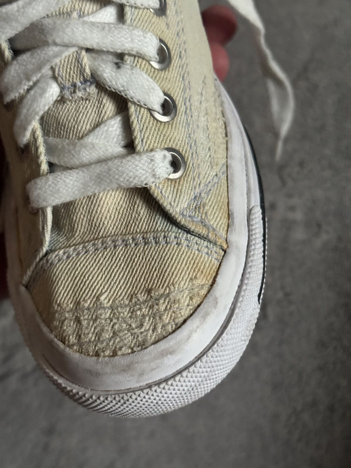 Diesel Diesel US6/EUR36/JPN23 low top denim sneakers shoes Y2K 90s Size US 6 / IT 36 - 9 Thumbnail