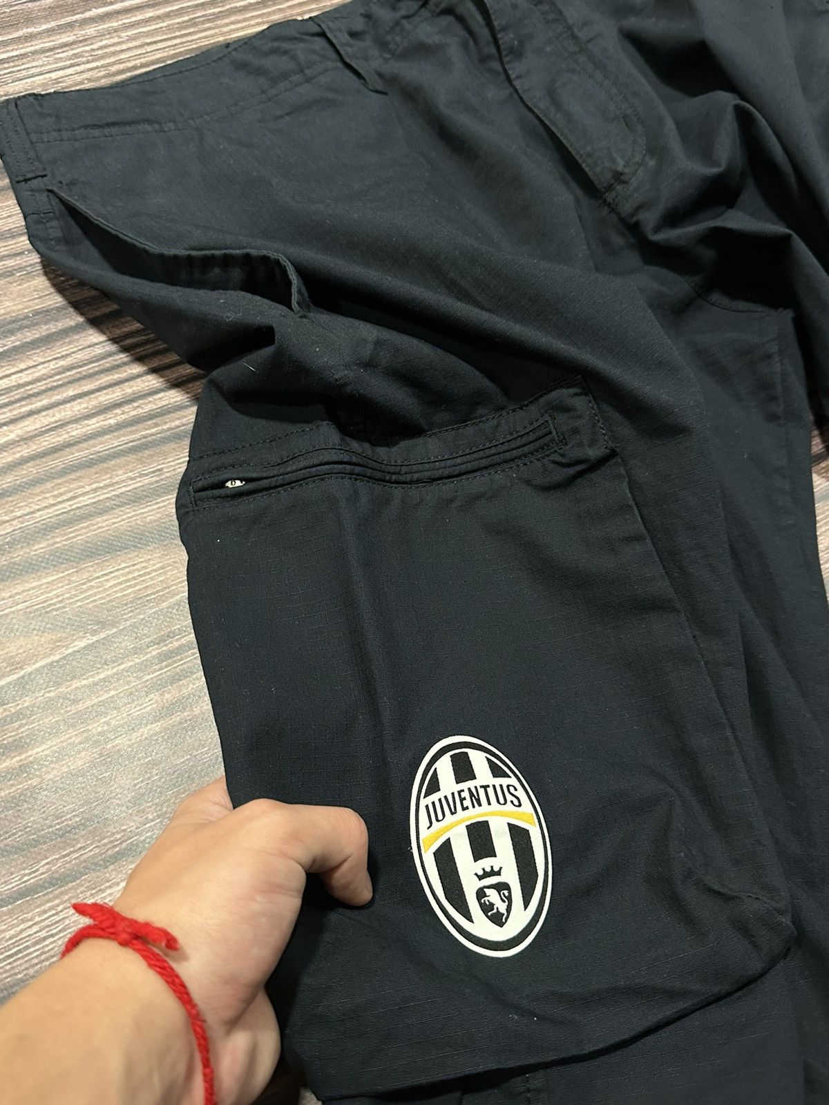 Nike × Vintage Vintage Nike Denim Pants Cargo Soccer football Juventus Size US 38 / EU 54 - 6 Thumbnail