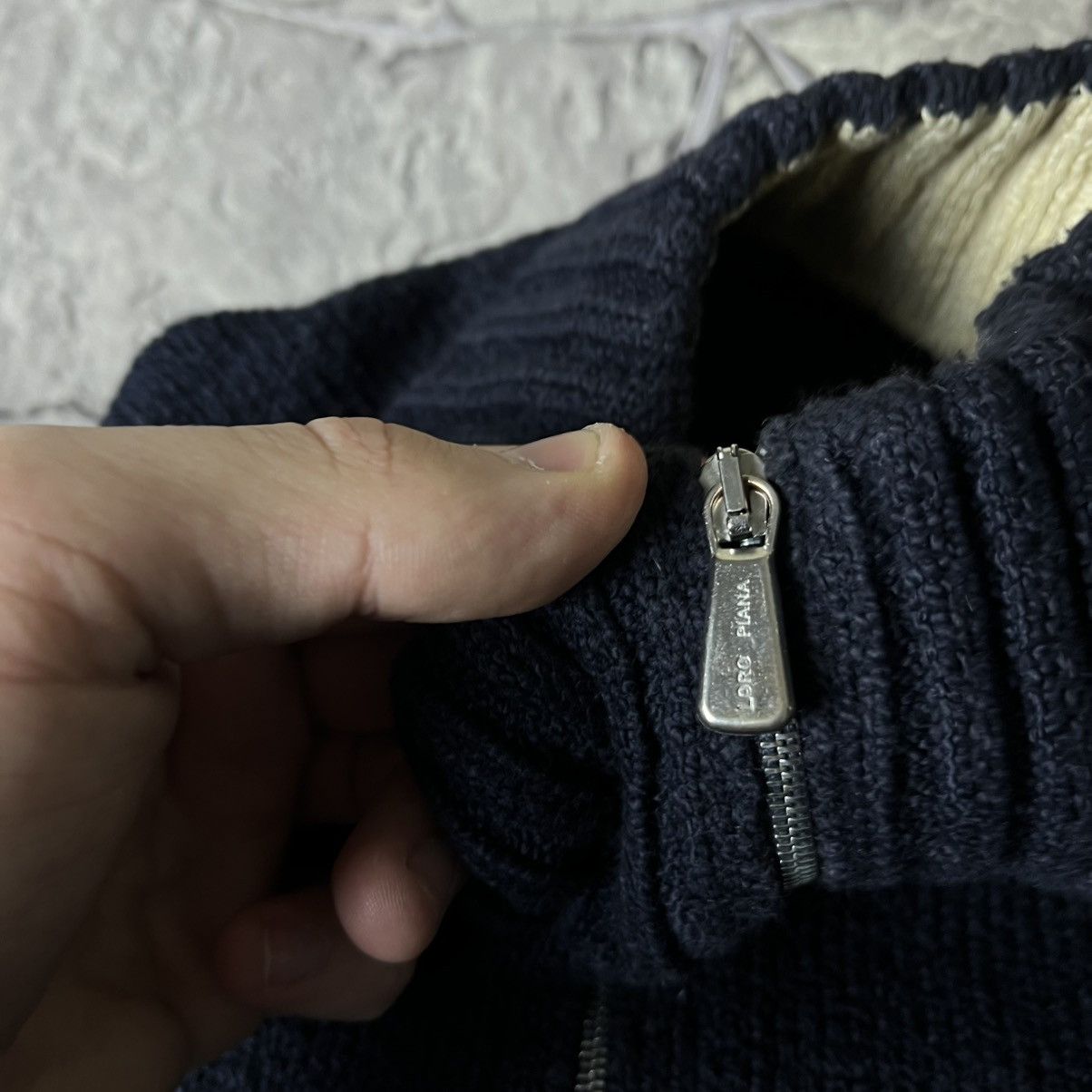 Loro Piana Loro Piana 1/3 Zip sweater Size US L / EU 52-54 / 3 - 7 Thumbnail