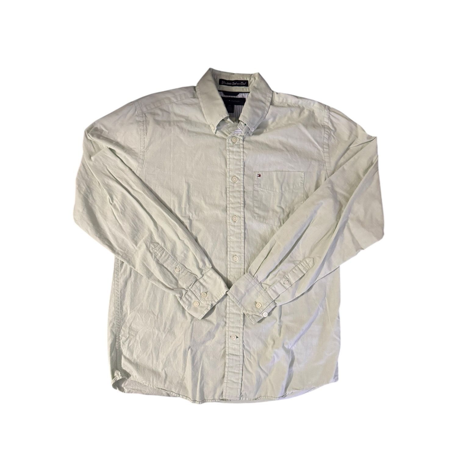 Tommy Hilfiger Tommy Hilfiger Button Down Shirt Spring Green Small Size US S / EU 44-46 / 1 - 1 Thumbnail