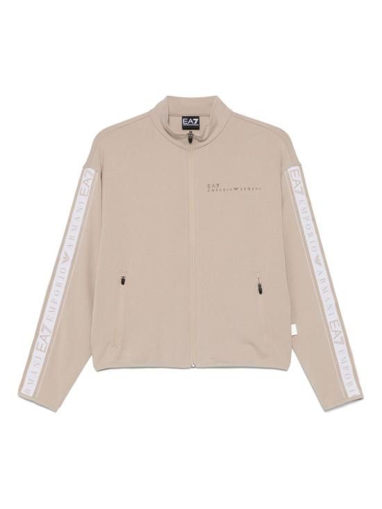 Emporio Armani EMPORIO ARMANI Women Hoodies 7W000275 AF12501U6155 Beige Size L / US 10 / IT 46 - 1 Thumbnail