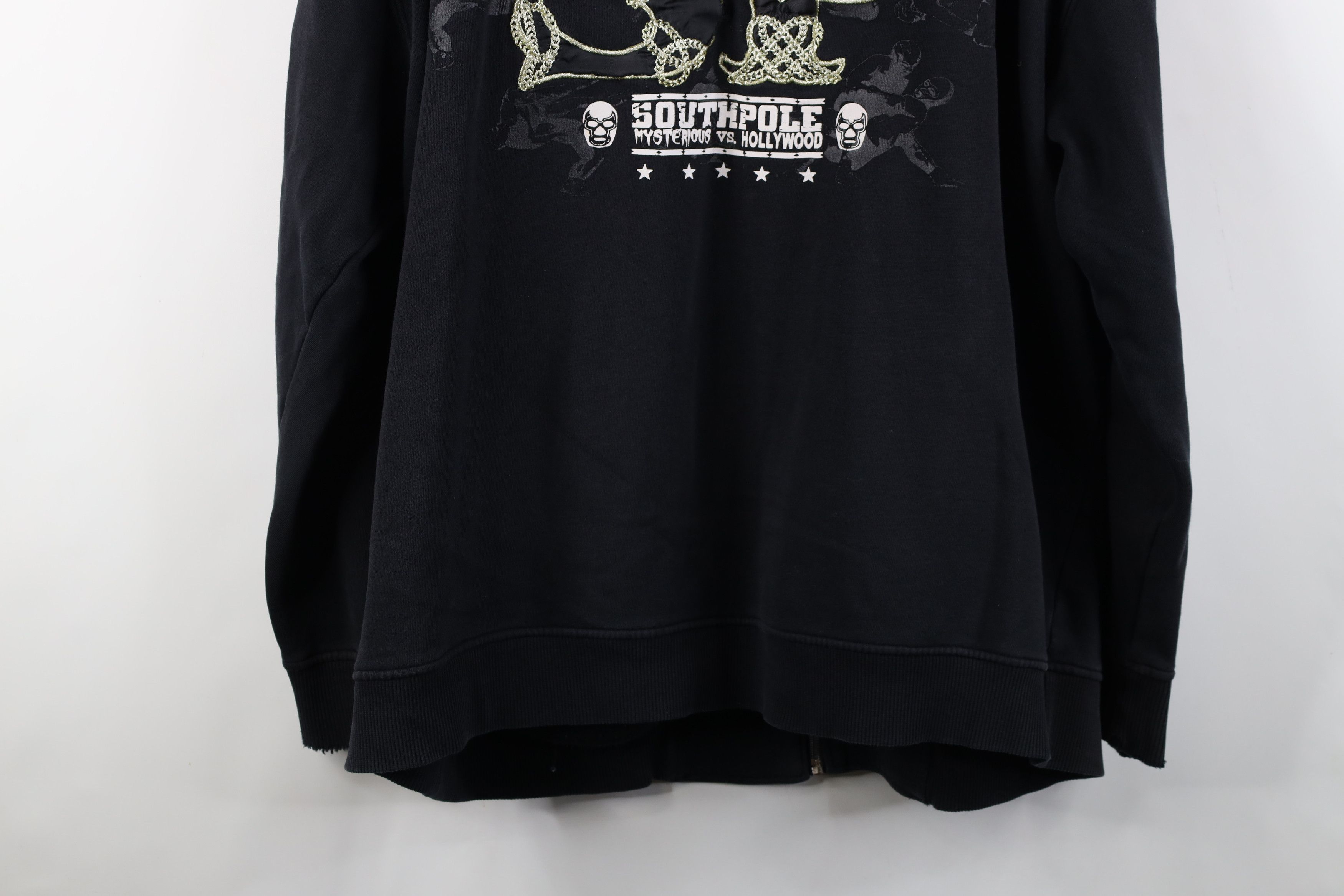 Vintage Vintage Y2K Southpole Viva La Lucha Mexican Wrestling Hoodie Size US XXL / EU 58 / 5 - 17 Thumbnail
