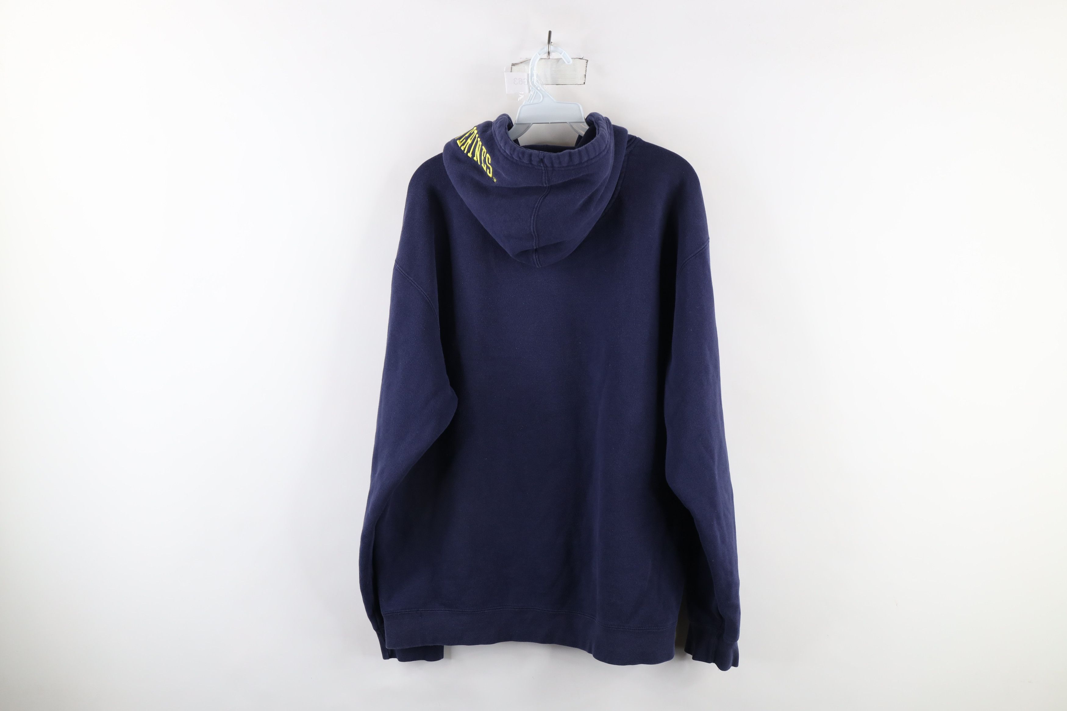 Vintage Vintage Block M University of Michigan Hoodie Sweatshirt Size US L / EU 52-54 / 3 - 11 Thumbnail