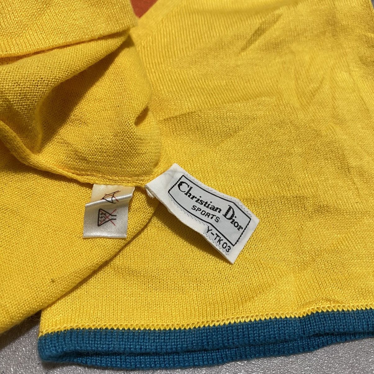Dior 90s CHRISTIAN DIOR SPORTS KNITTED POLO SHIRT Size S / US 4 / IT 40 - 5 Thumbnail