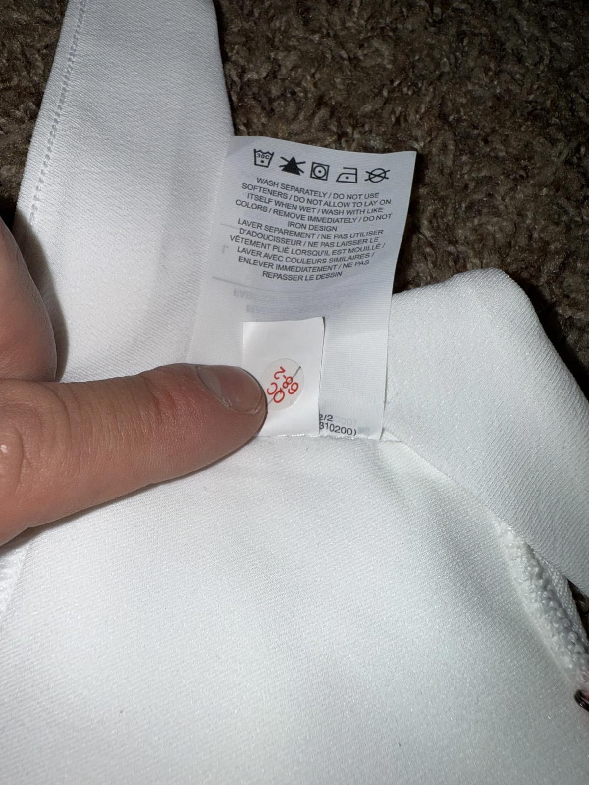Nike Nike Women’s Jacquemus White University Red Sports Bra Sample Size ONE SIZE - 6 Thumbnail