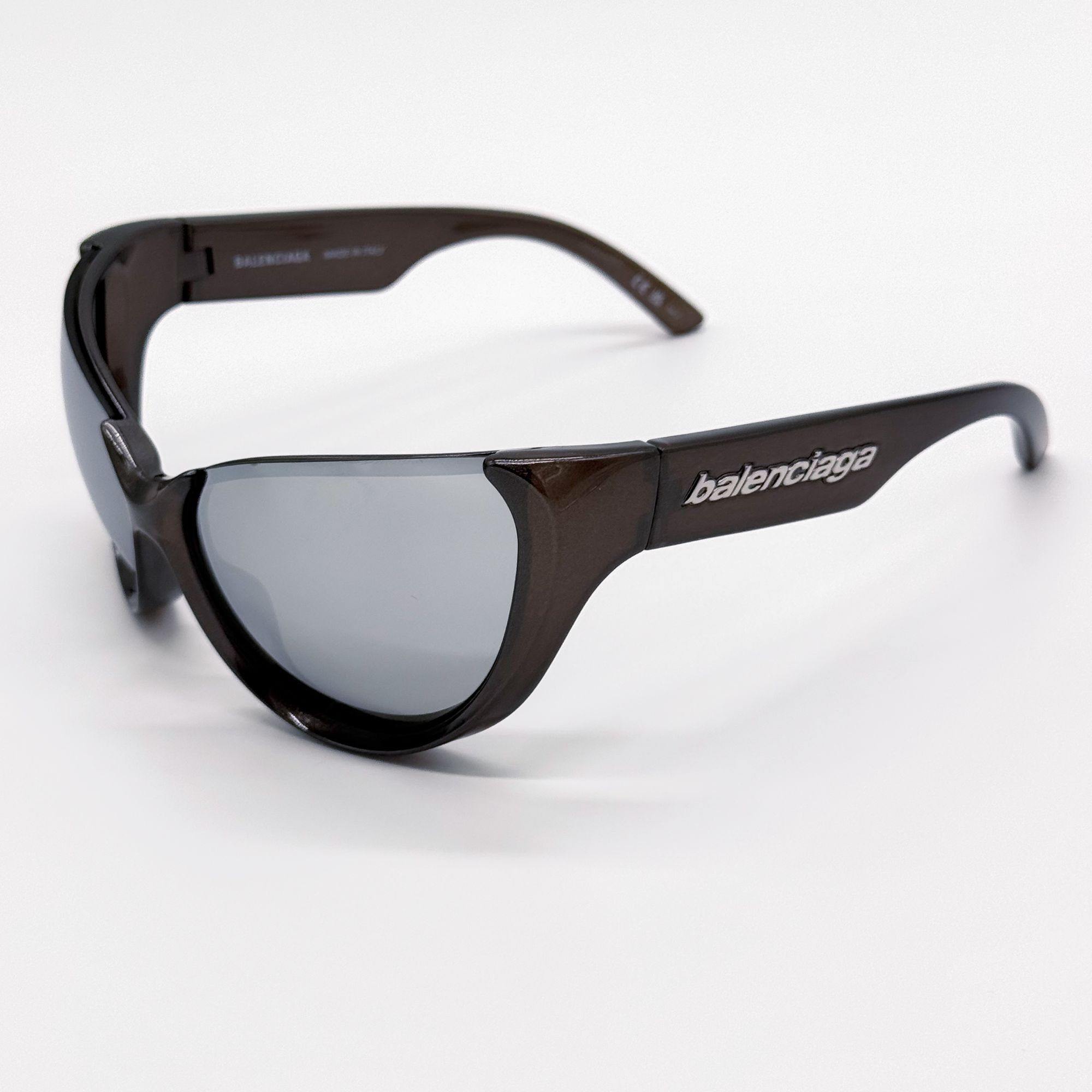 Balenciaga NEW BALENCIAGA BB0201S 002 SUNGLASSES BROWN OVERSIZED WOMEN Size ONE SIZE - 7 Thumbnail