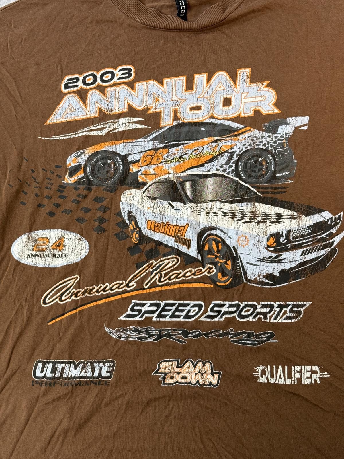 Divided H&M Race Car Tshirt Faded Vintage Stock Car Dodge Challenger Size US S / EU 44-46 / 1 - 3 Thumbnail