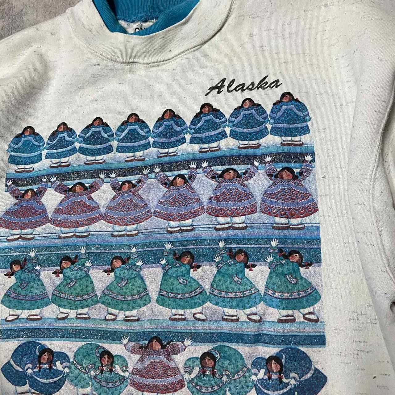 Other White vintage Alaska crewneck sweatshirt alaska Size US XL / EU 56 / 4 - 2 Thumbnail