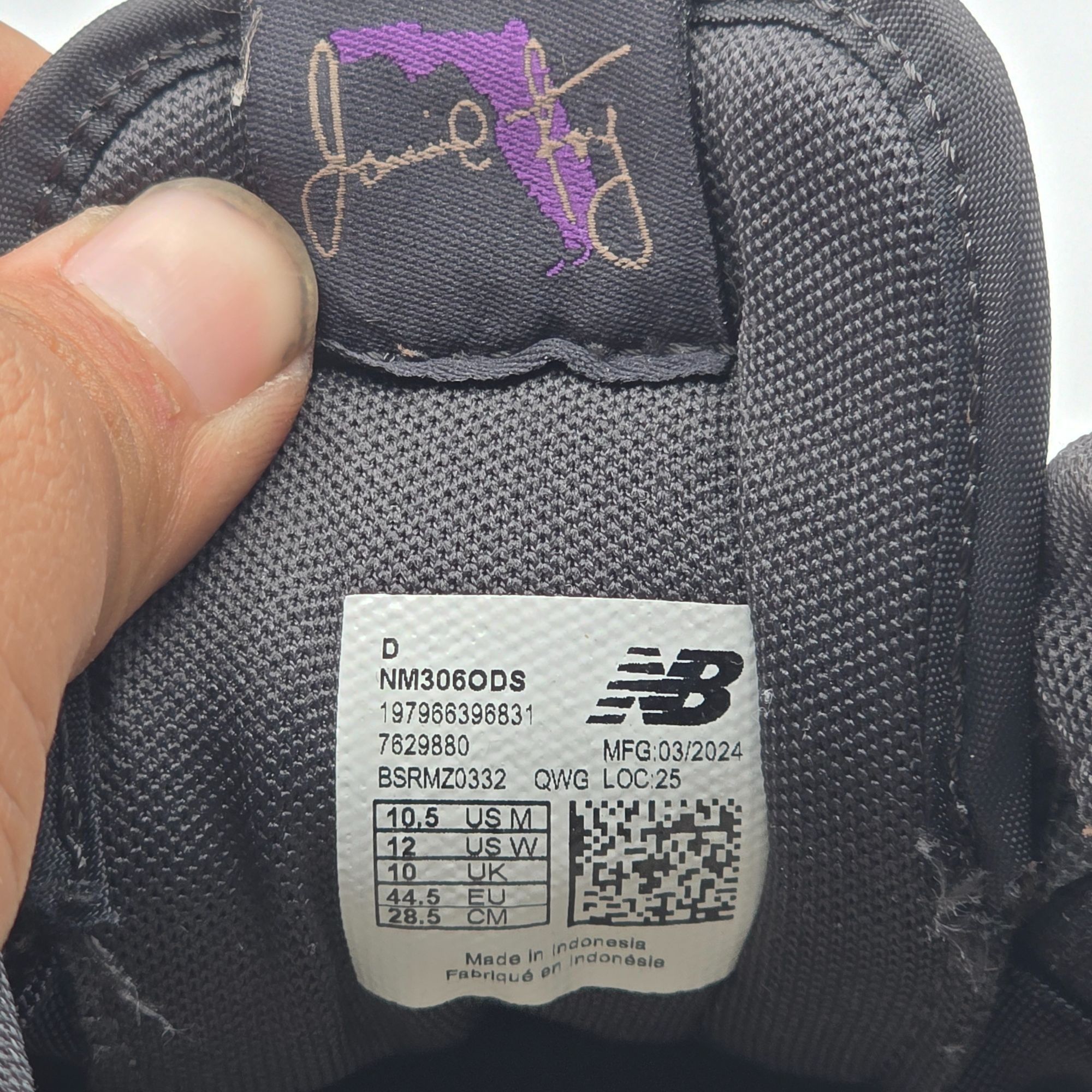 New Balance New Balance Jamie Foy x Numeric 306 Mens Size 10.5 Brown Pur Size US 10.5 / EU 43-44 - 7 Thumbnail