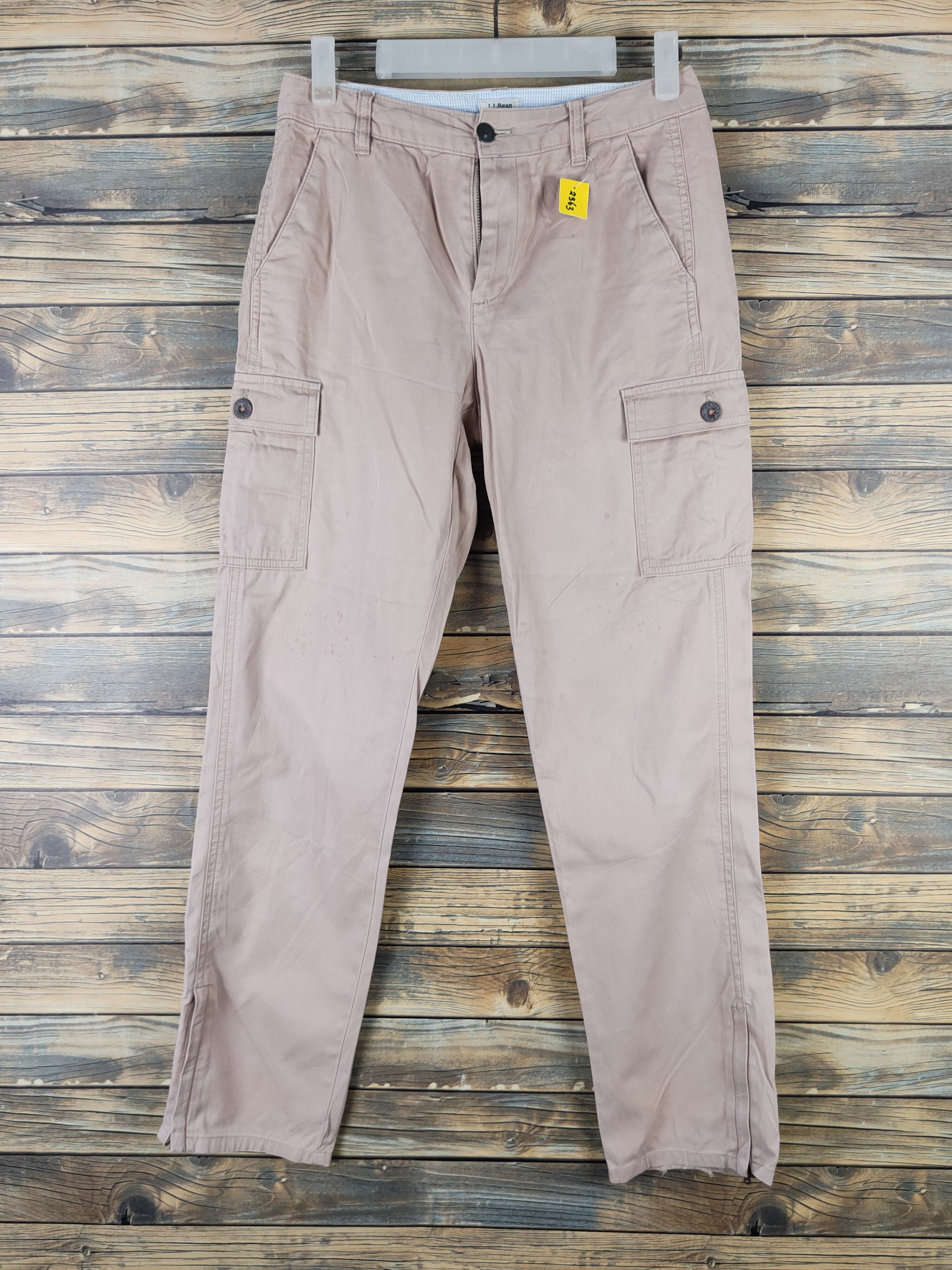 L.L. Bean DL L.L.Bean Beige Multipocket Cargo Pants #2363 Size US 28 / EU 44 - 1 Thumbnail