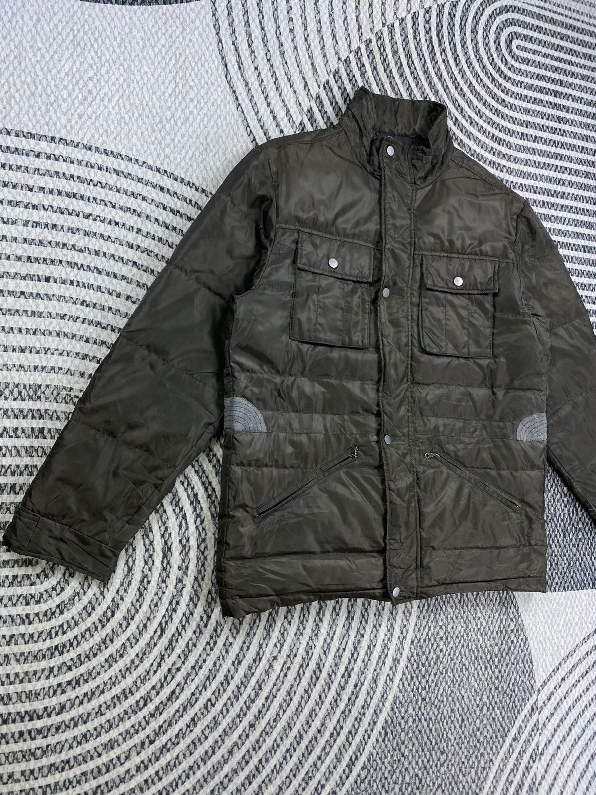 Kansai Yamamoto Vintage Kansai Jeans Brown Down Jacket Size US L / EU 52-54 / 3 - 3 Thumbnail