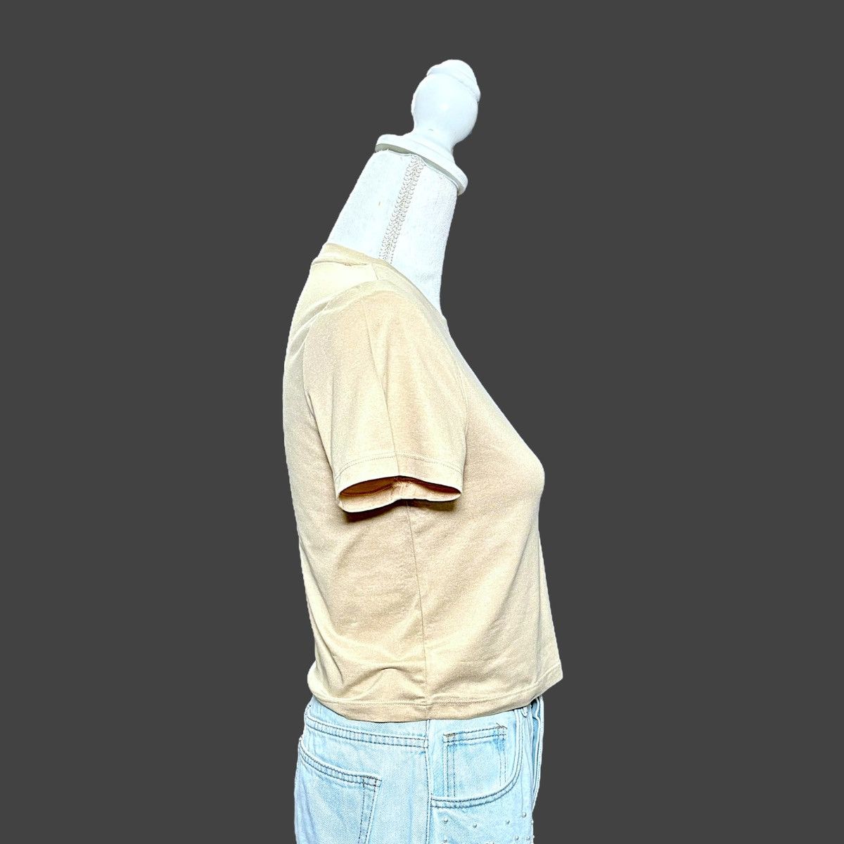 Other IVL Women’s Slim Fit Beige Short Sleeve T-Shirt Sz L Size L / US 10 / IT 46 - 7 Thumbnail