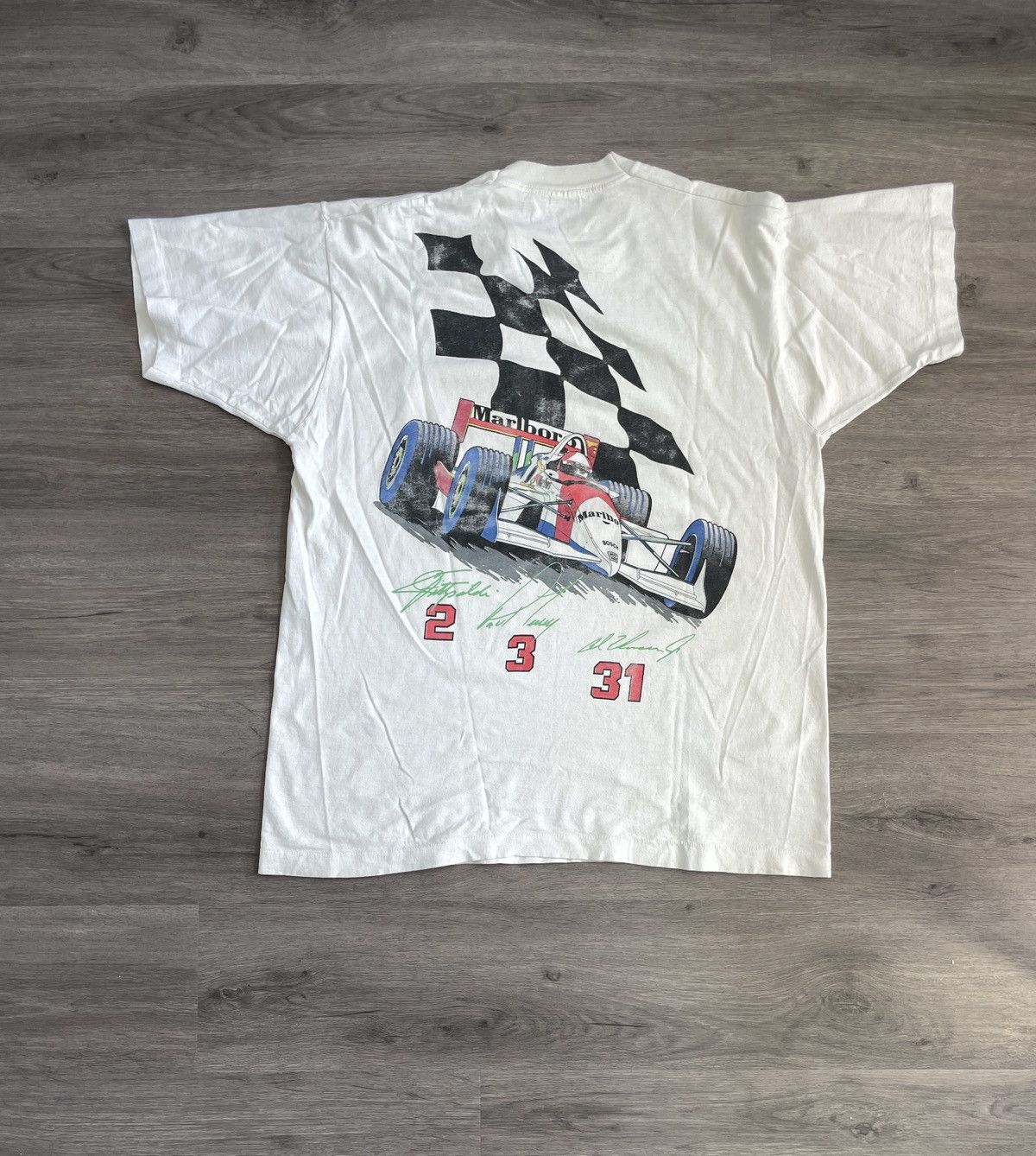 Fruit Of The Loom × Marlboro × Vintage Vintage Marlboro Racing “Grand Prix 94” T-Shirt (Sz. XL) Size US XL / EU 56 / 4 - 1 Thumbnail