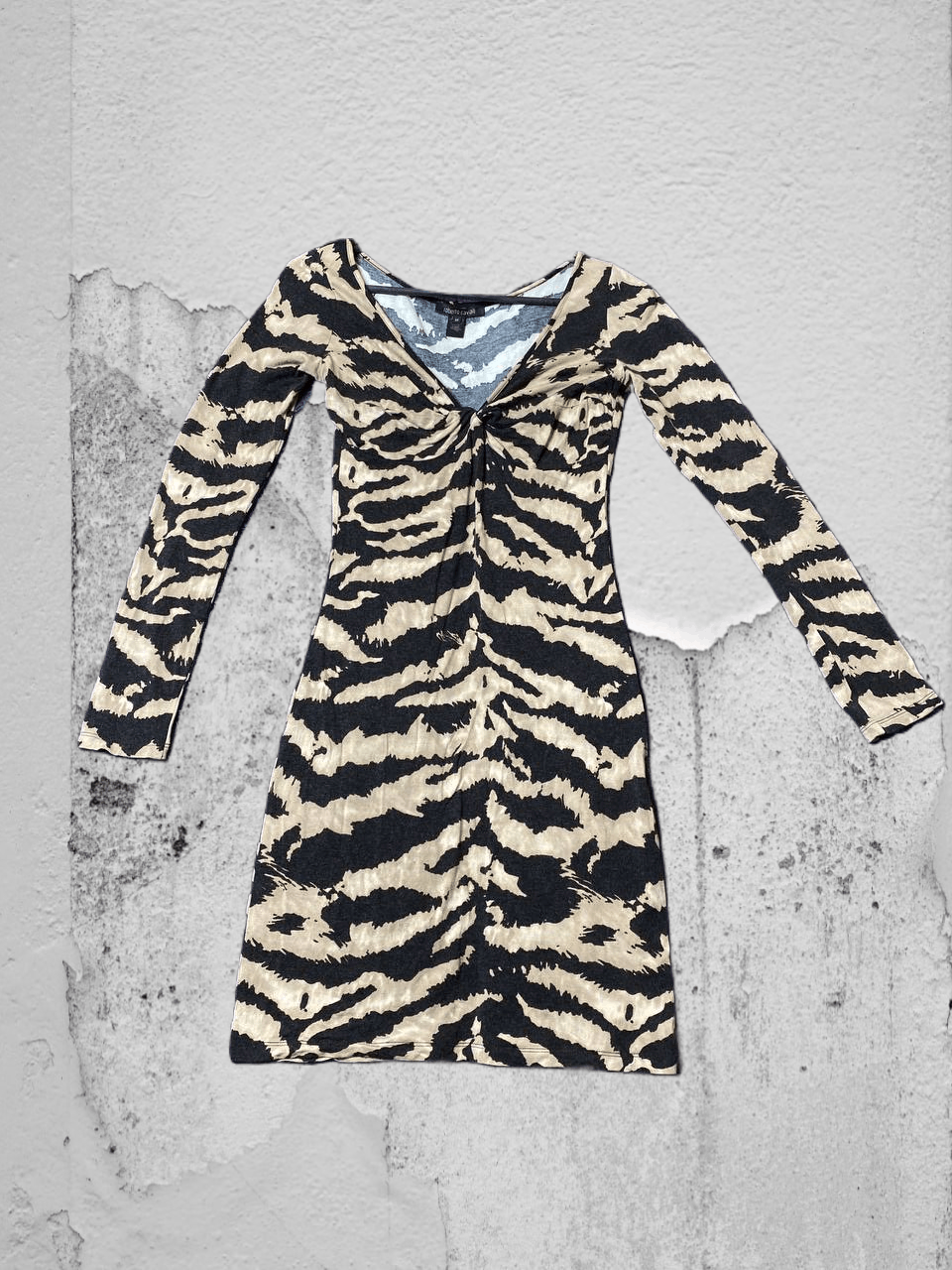 Roberto Cavalli 🐯Roberto Cavalli Class 90s vintage tiger signed dress Size M / US 6-8 / IT 42-44 - 1 Thumbnail