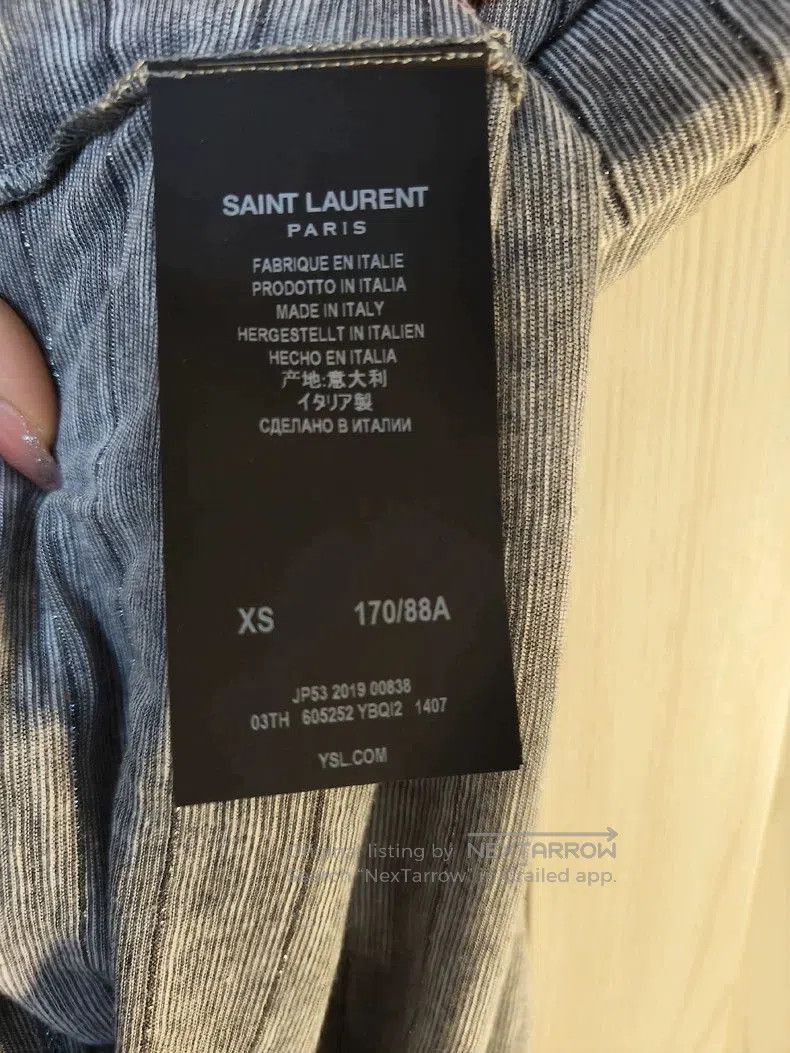 Saint Laurent Paris YSL Men's Cotton Short Sleeve T. Size US XS / EU 42 / 0 - 7 Thumbnail