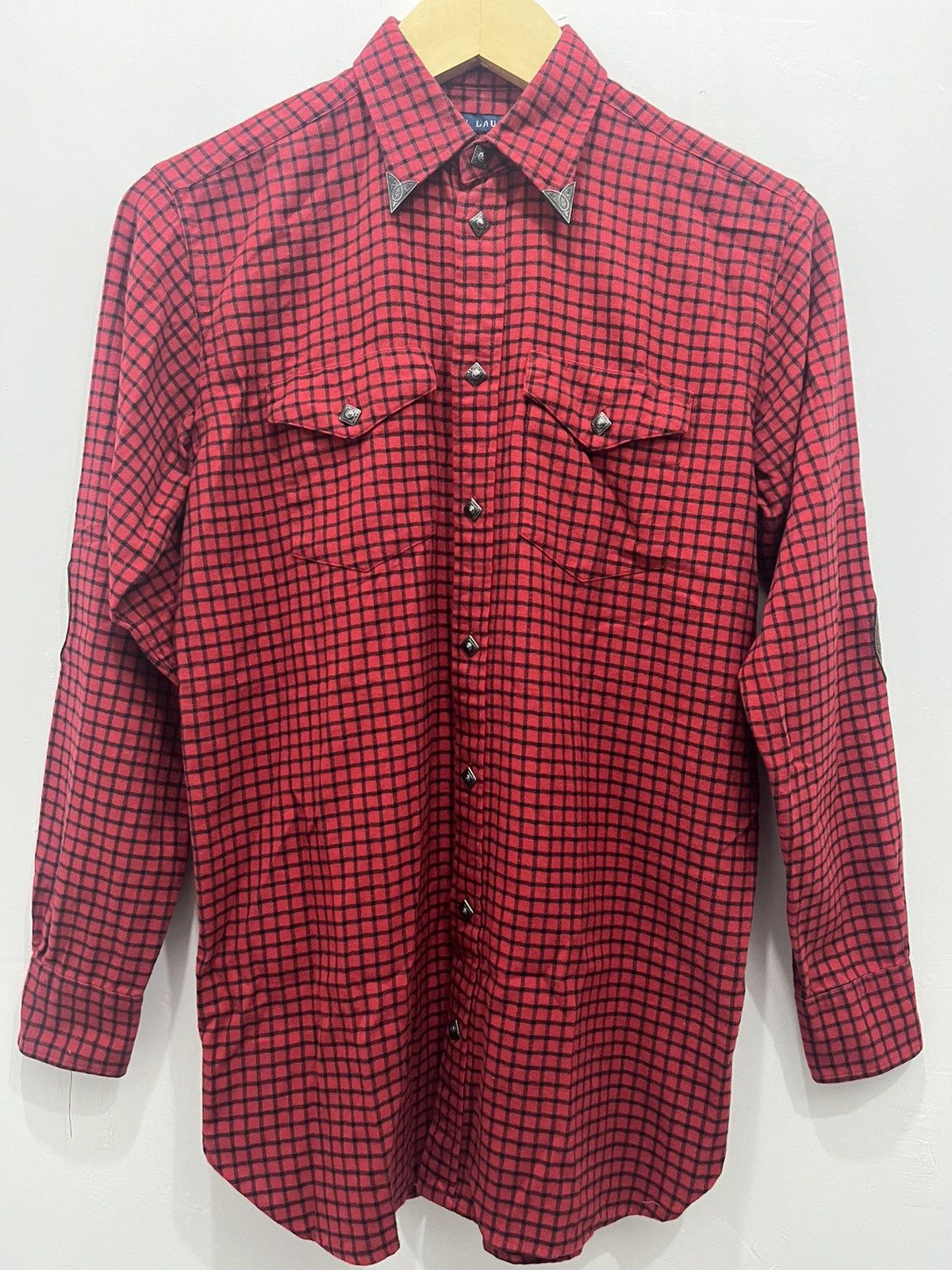 Flannel Ralph Lauren Checked Button Shirt Vintage