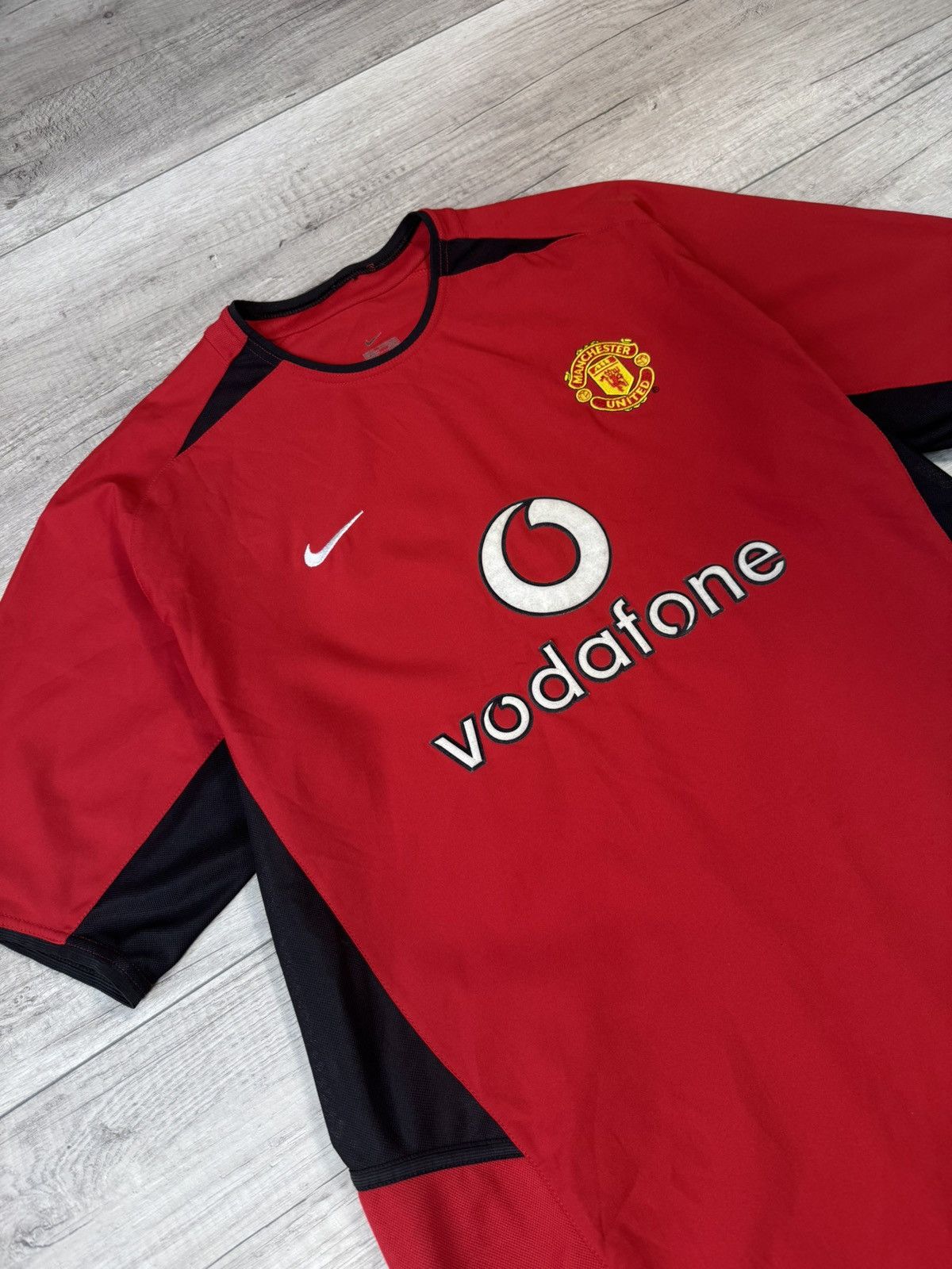 Nike Manchester United Home football 2002 2004 Soccer Nike Jersey Size US L / EU 52-54 / 3 - 2 Thumbnail