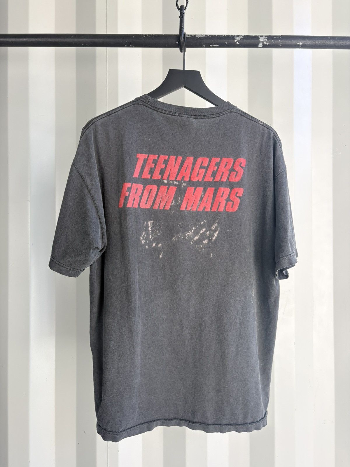 Band Tees Vintage Misfits Horror Biz ShirtDistressed Faded GRUNGE Size US XL / EU 56 / 4 - 3 Thumbnail