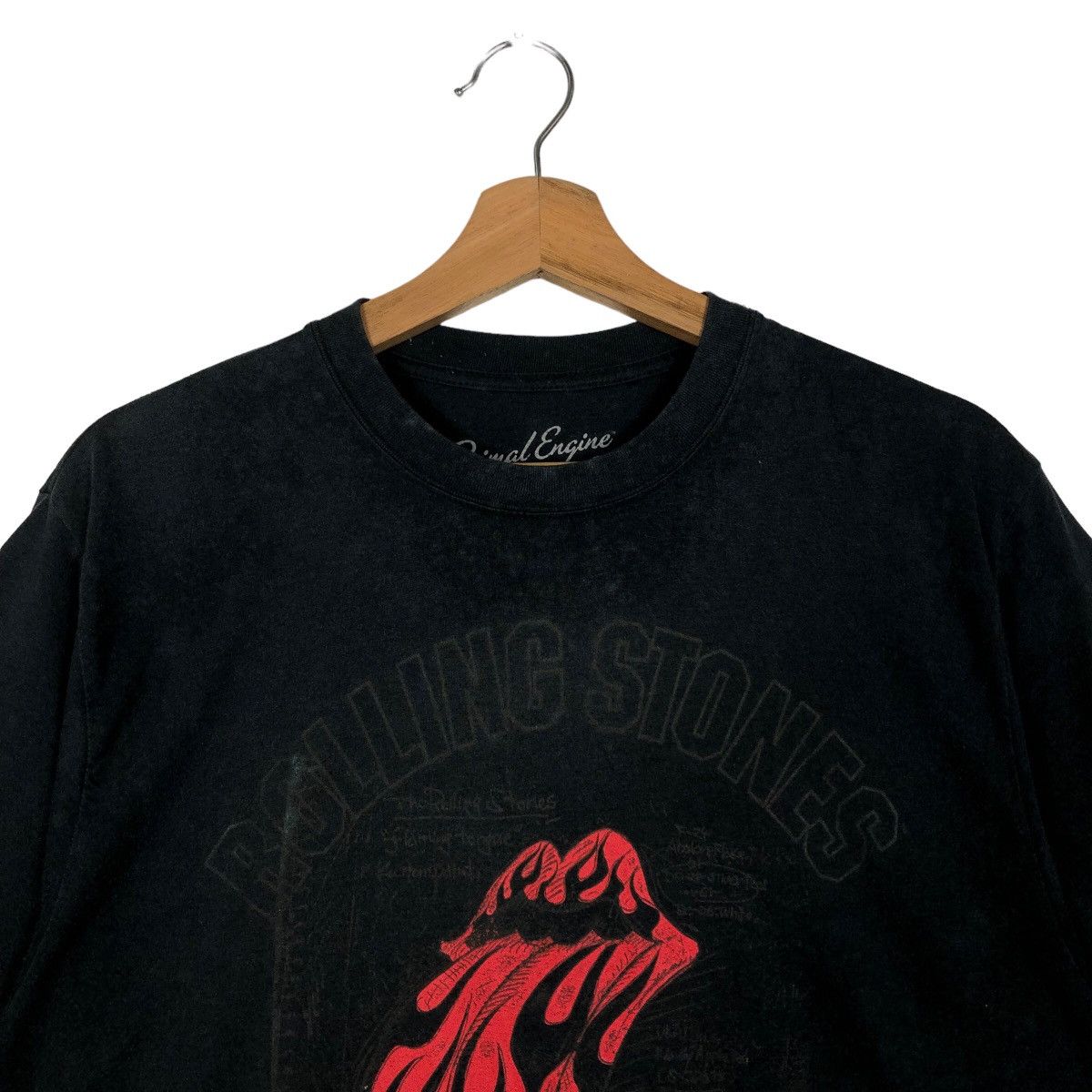Japanese Brand 🔥Rare Short Sleeve T-Shirt Rolling Stone Big Logo Size US L / EU 52-54 / 3 - 3 Thumbnail