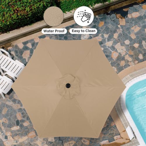Designer × Homemade 7.5ft Patio Outdoor Table Market Yard Umbrella with Push But Size US L / EU 52-54 / 3 - 6 Thumbnail