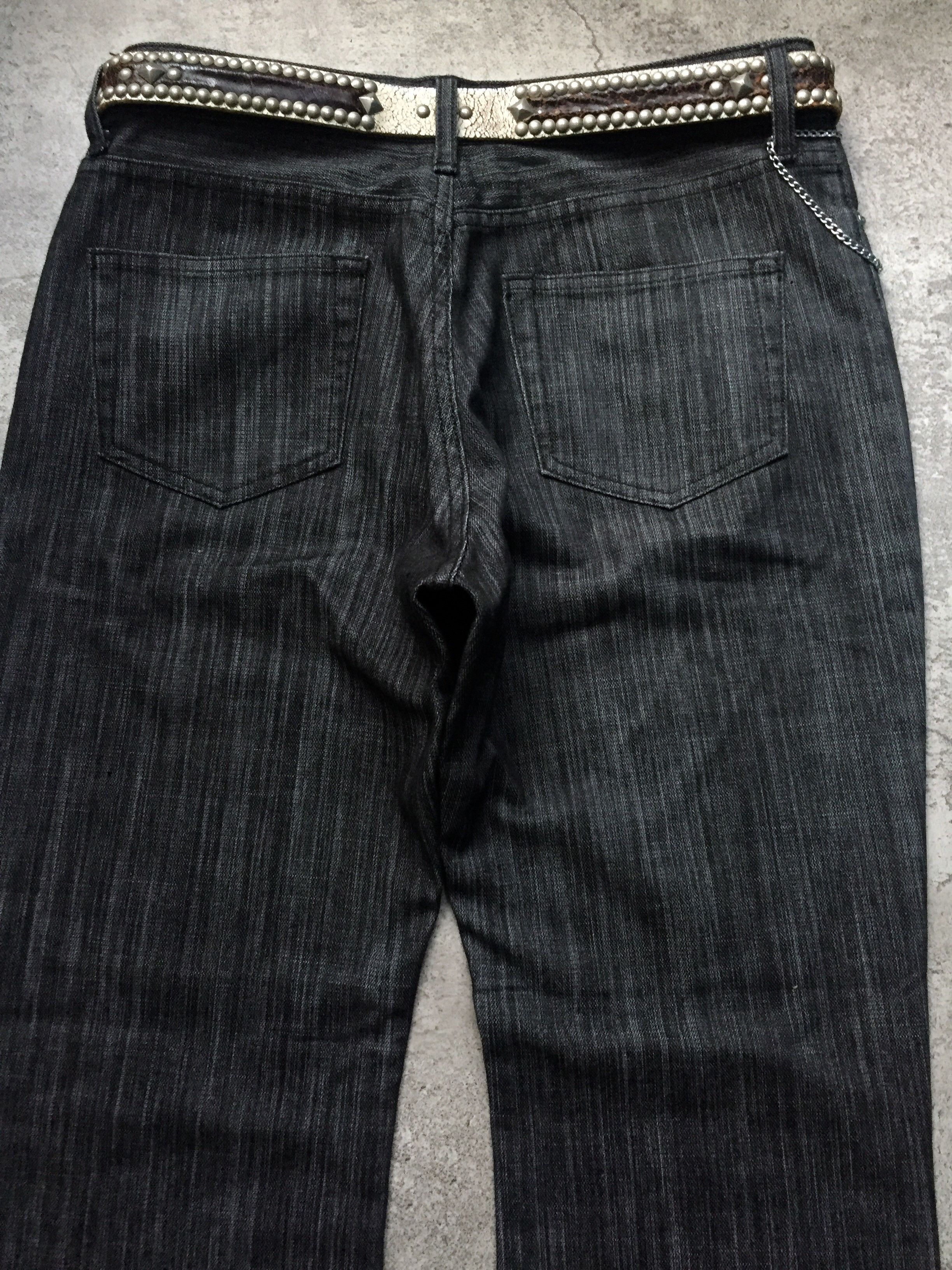 semanticdesign Semantic Design Black Wash Flare Denim Pants Size US 33 - 7 Thumbnail