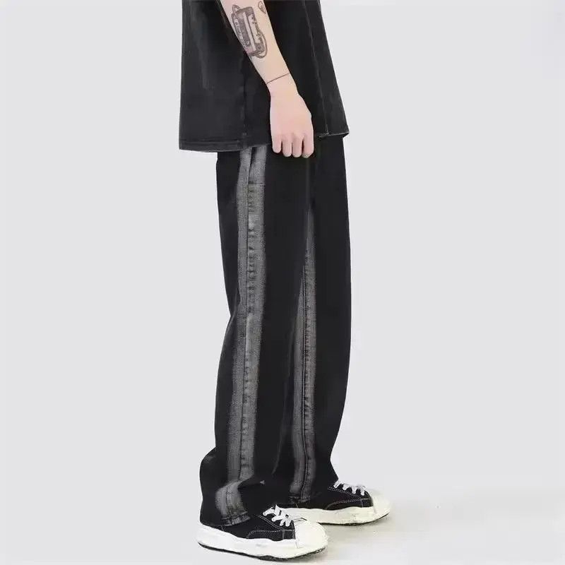 Japanese Brand Retro straight leg gradient jeans Size US 32 / EU 48 - 6 Thumbnail