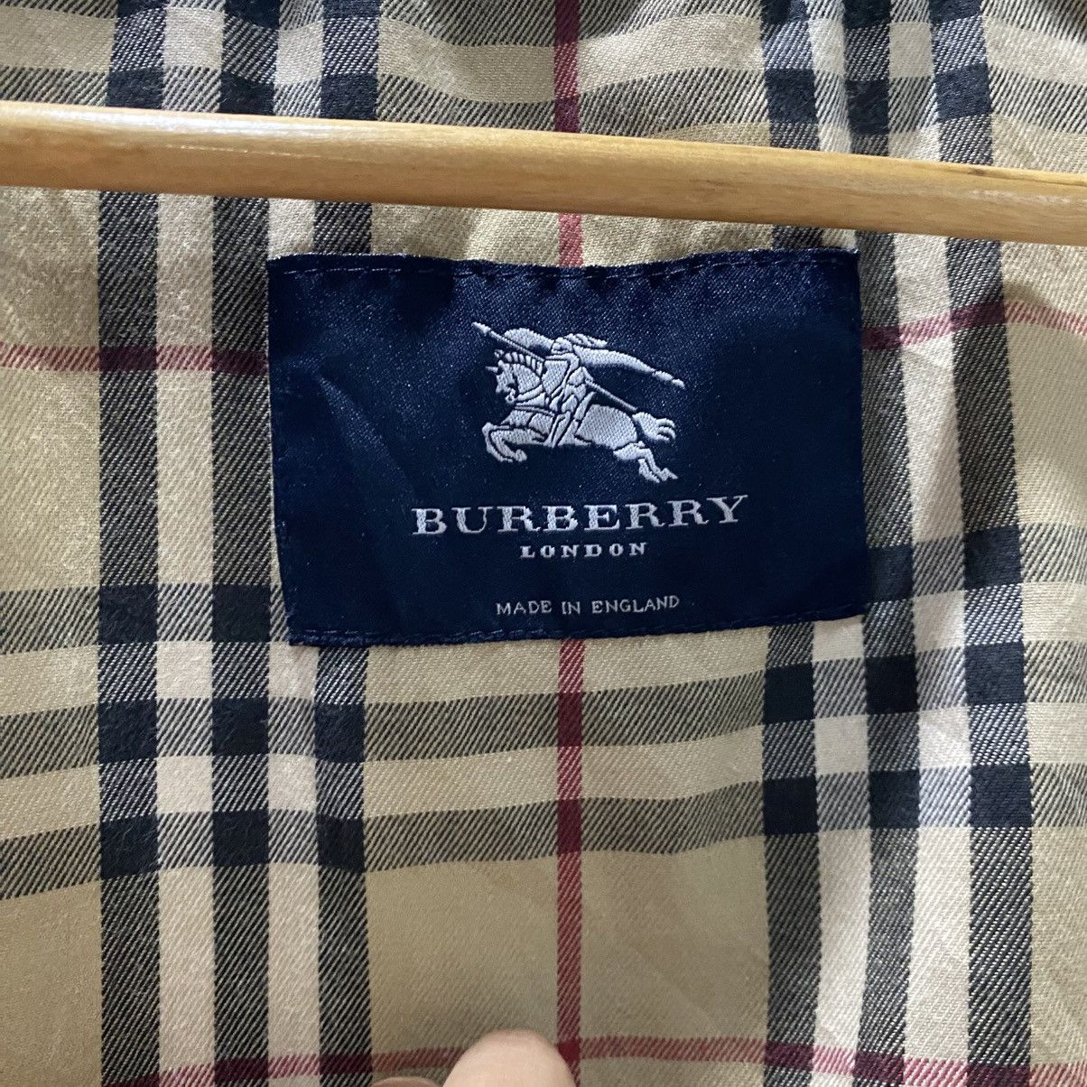 Burberry × Vintage VTG Burberry London Corduroy Open Collar Button Coat Jackets Size US XL / EU 56 / 4 - 14 Thumbnail