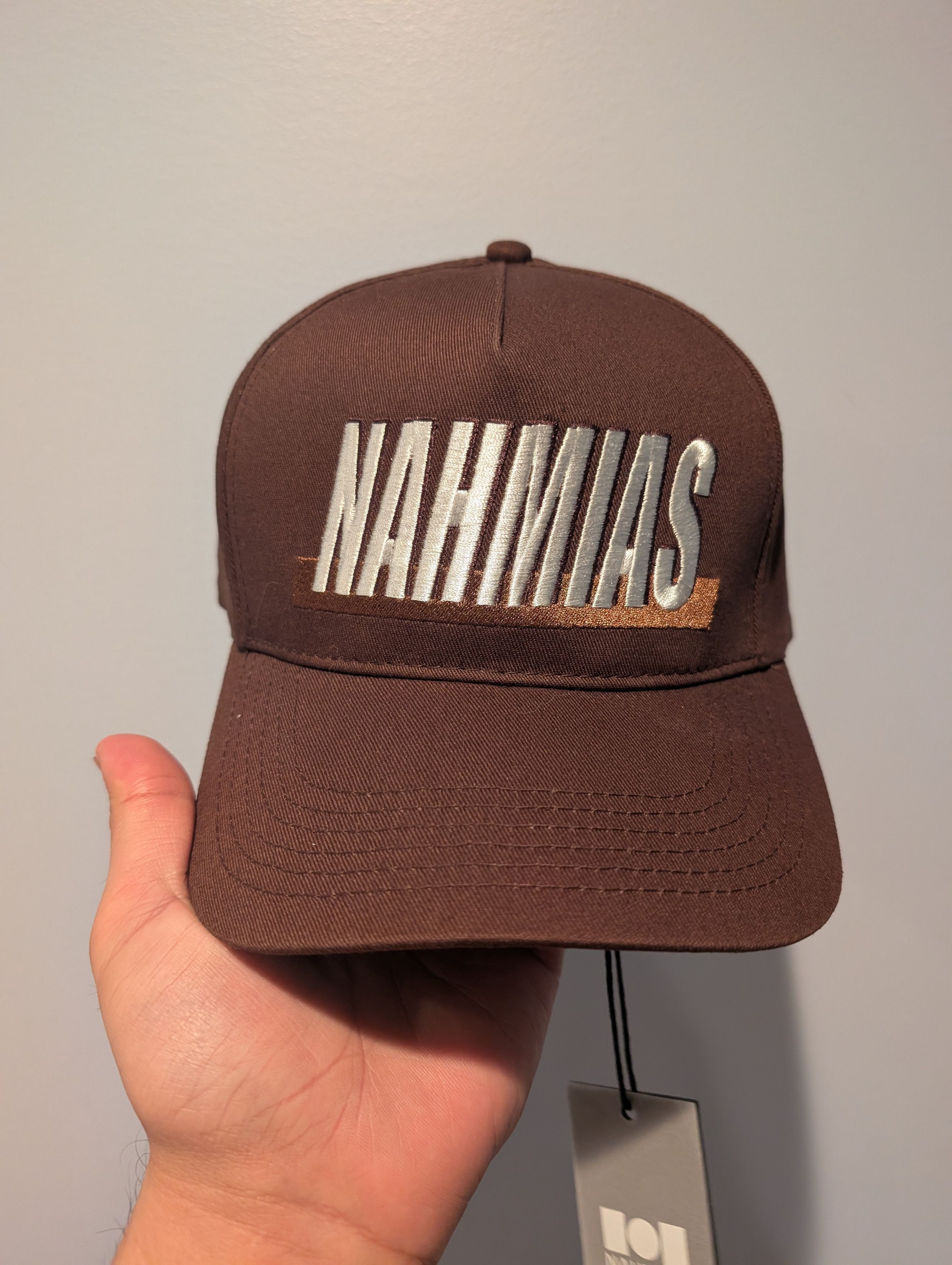 Nahmias Brand New Nahmias Brown Snapback Size ONE SIZE - 1 Thumbnail
