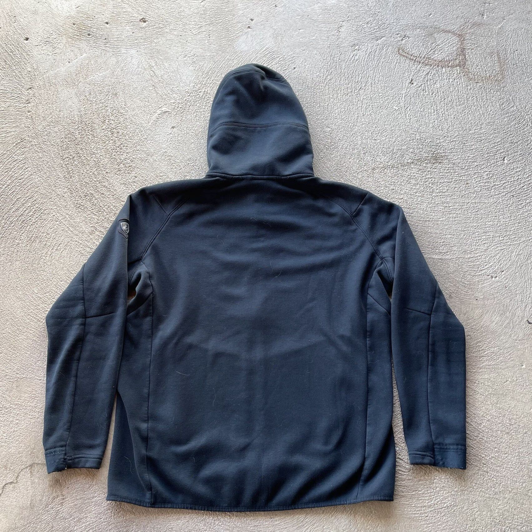 Vintage Kuhl Hoodie Men Small Black Freethinkr Hoody Zip Up Outdoor Stretch Hike Sweater Size US S / EU 44-46 / 1 - 7 Thumbnail