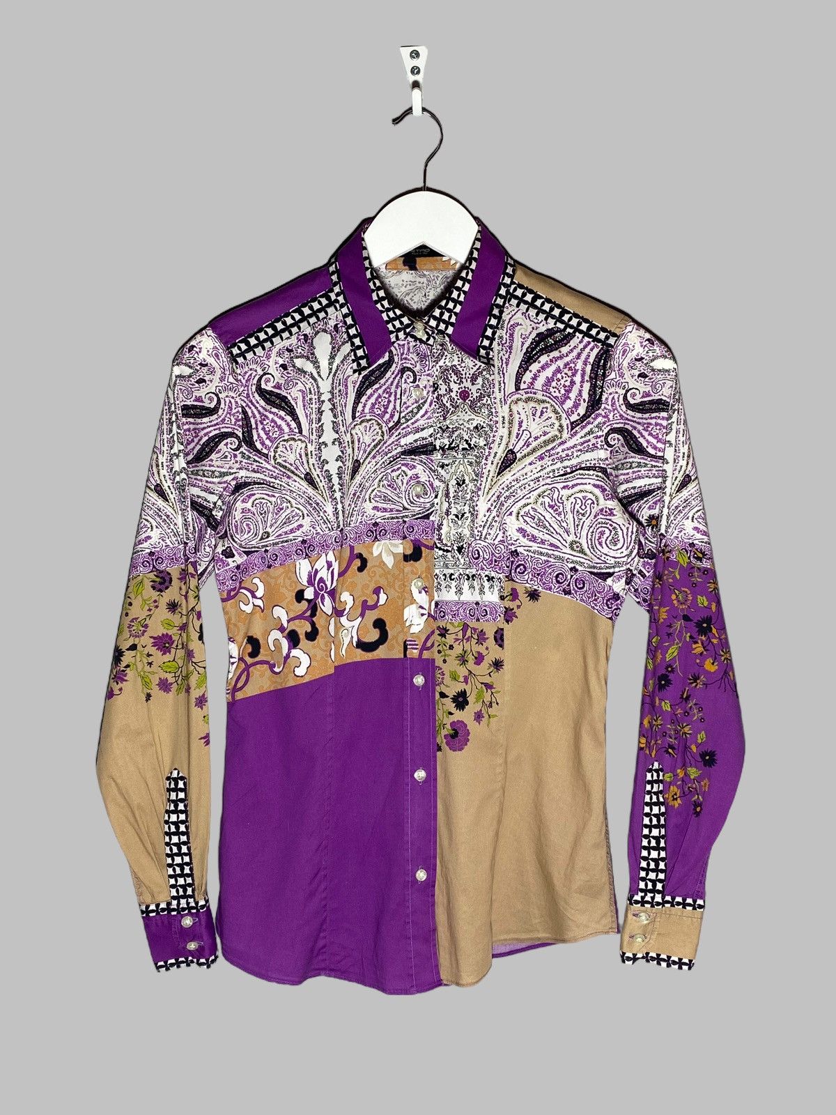 Etro 🔥 ETRO PAISLEY WOMEN’S SHIRT ITALIAN LUXURY PSYCHEDELIA Size S / US 4 / IT 40 - 1 Thumbnail