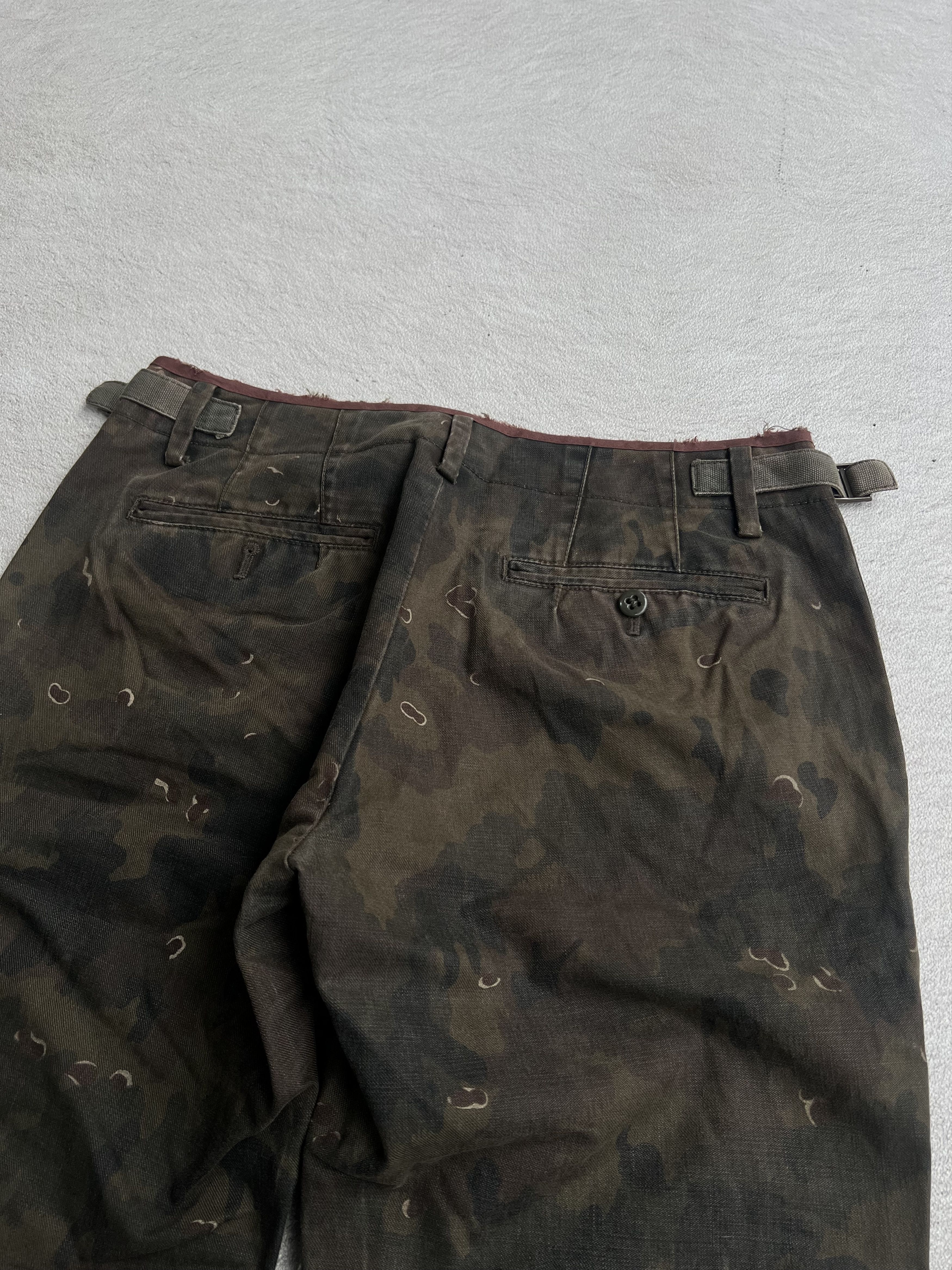 Japanese Brand 2000s Archival Hysteric Camo Distressed Baggy y2k Lgb Ifsix Size US 29 - 6 Thumbnail