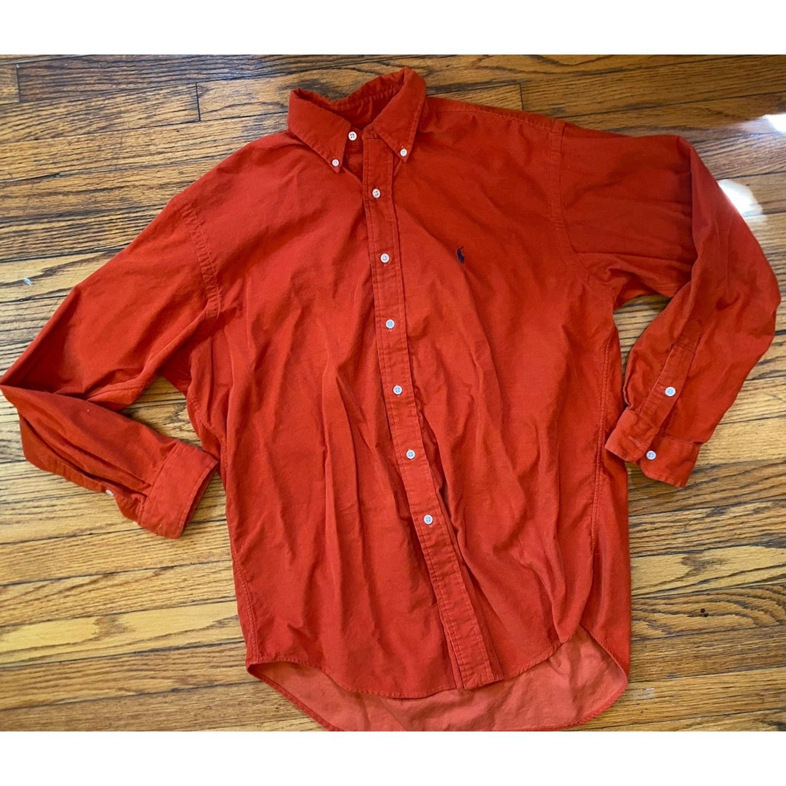Ralph Lauren Ralph Lauren Mens Corduroy Button Shirt Blake Cotton M Pony Size US M / EU 48-50 / 2 - 1 Thumbnail