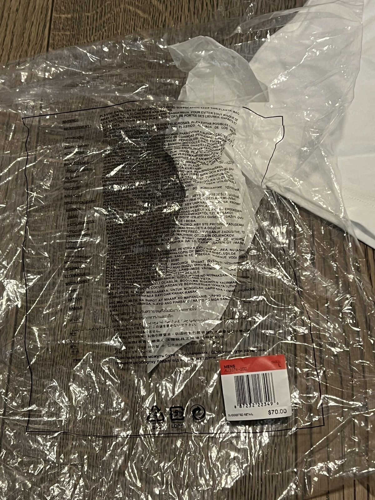 Nike × Off-White Nike x Off-White “Logo” Shirt White Large Size US L / EU 52-54 / 3 - 12 Thumbnail