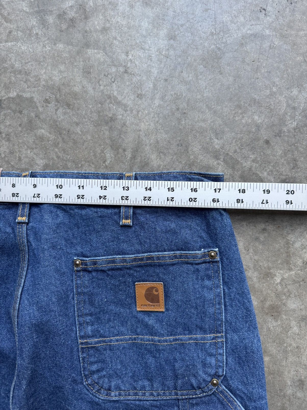 Carhartt × Vintage Vintage 1990’s Deadstock NWT Carhartt Denim Double Knees Size US 34 / EU 50 - 7 Thumbnail