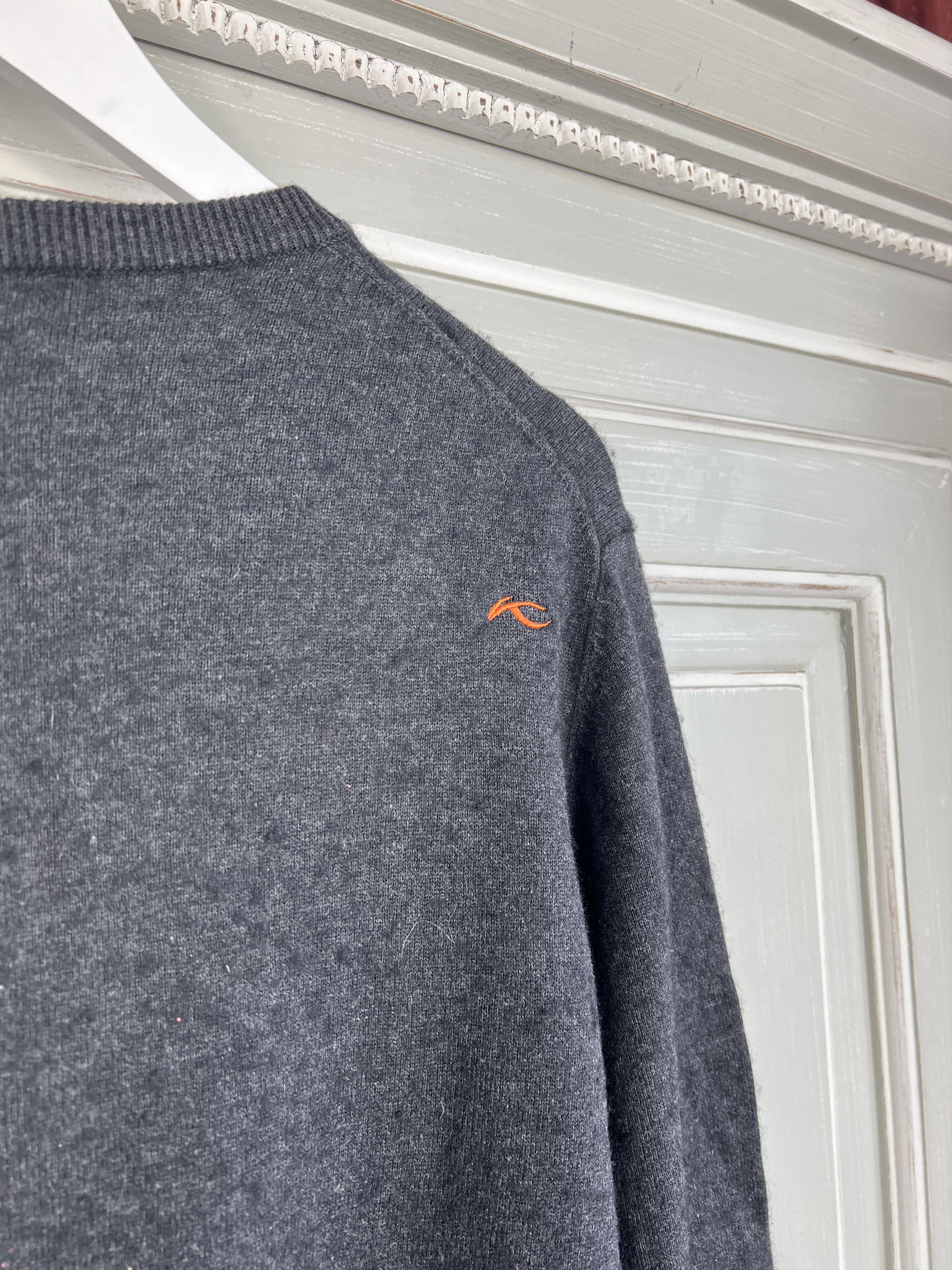 KJUS × Omega KJUS OMEGA CRANS MONTANA V NECK LANA SWEATER GRAY Size US M / EU 48-50 / 2 - 6 Thumbnail