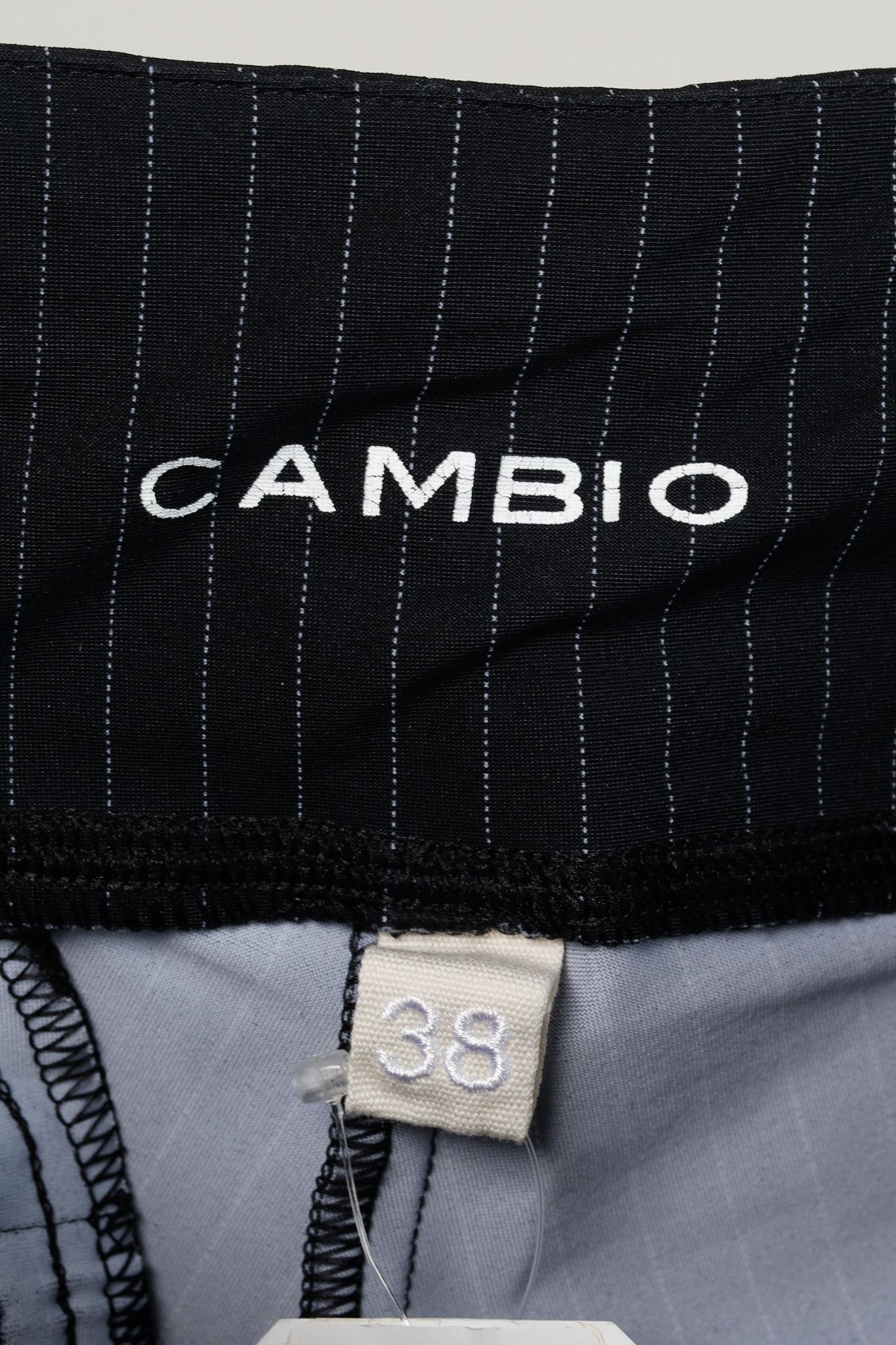 Other Cambio Jaden Navy Pinstripe Drawstring Pants Size 31" - 9 Thumbnail