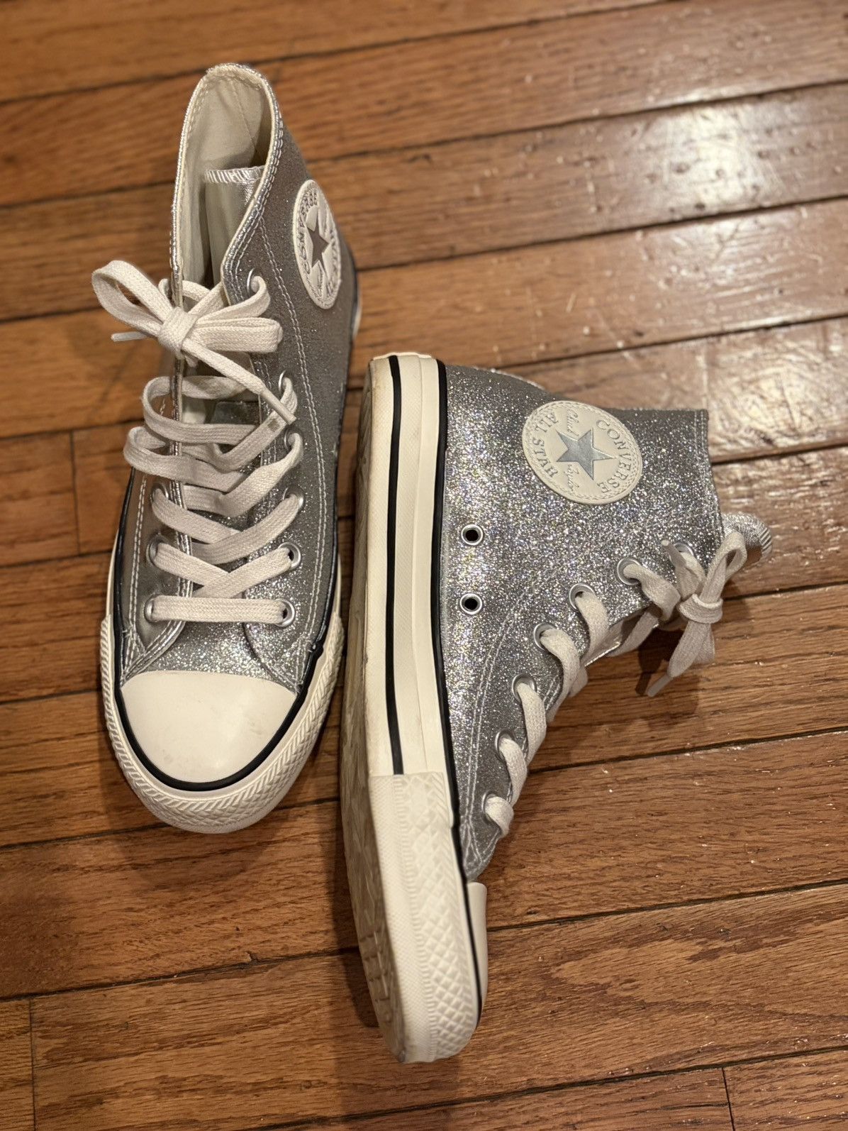 Converse Converse Womens Size 7 CTAS Shiny Metal Hi Size US 7 / IT 37 - 1 Thumbnail